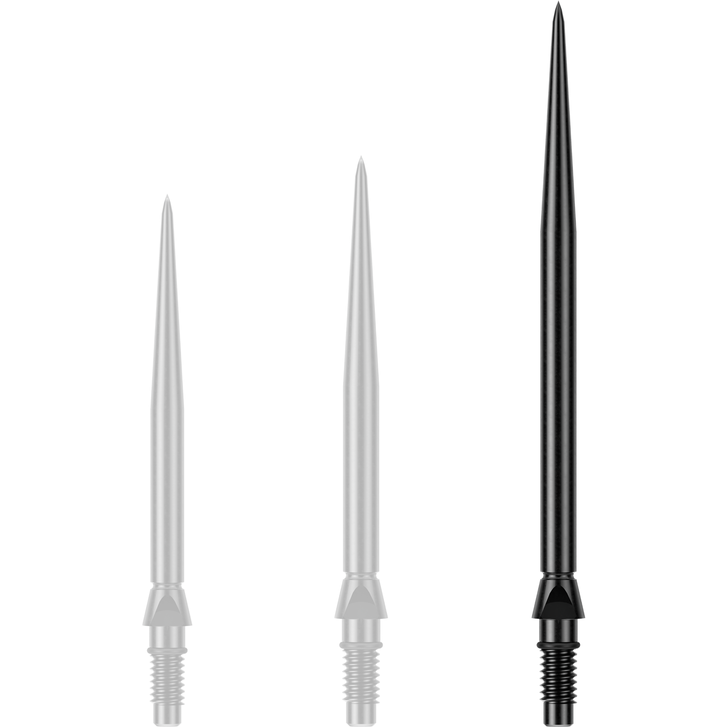 Winmau - Switch Point Smooth - Schwarz