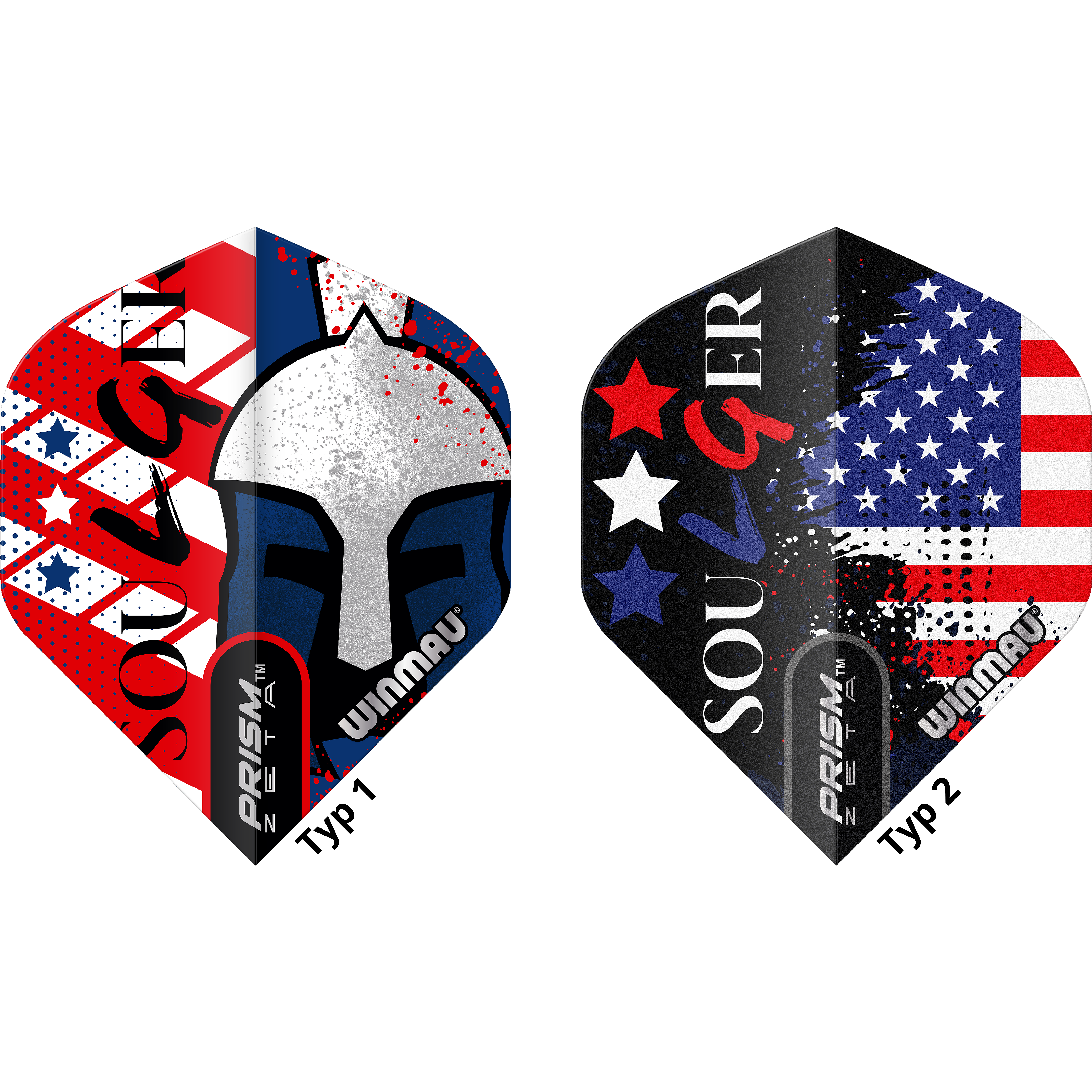 Winmau - Prism Zeta - Leonard Gates Flight - Standard Winmau - Prism Zeta - Leonard Gates Flight - Standard