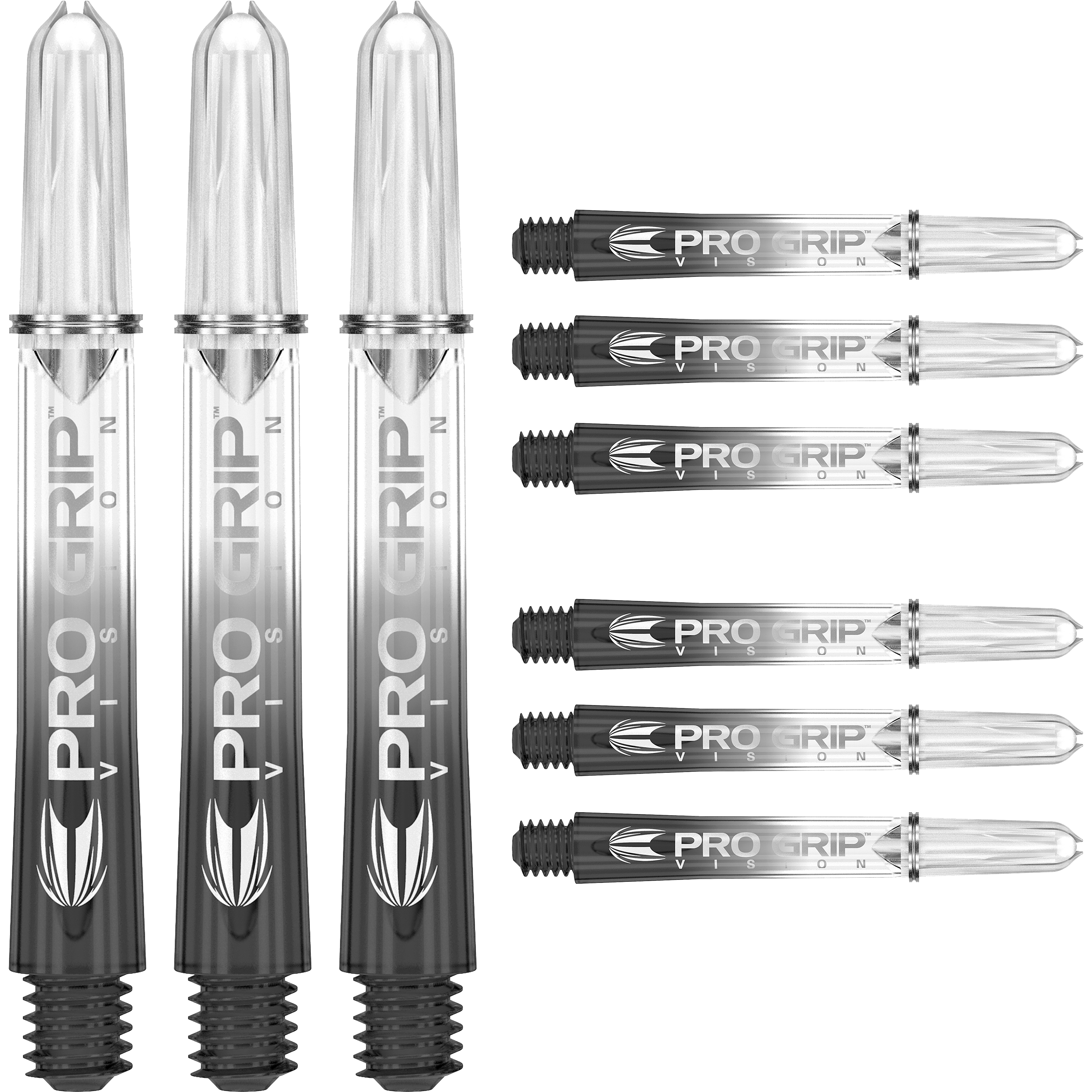Target - Pro Grip Vision Shaft 3er Set - Schwarz Target - Pro Grip Vision Shaft 3er Set - Schwarz