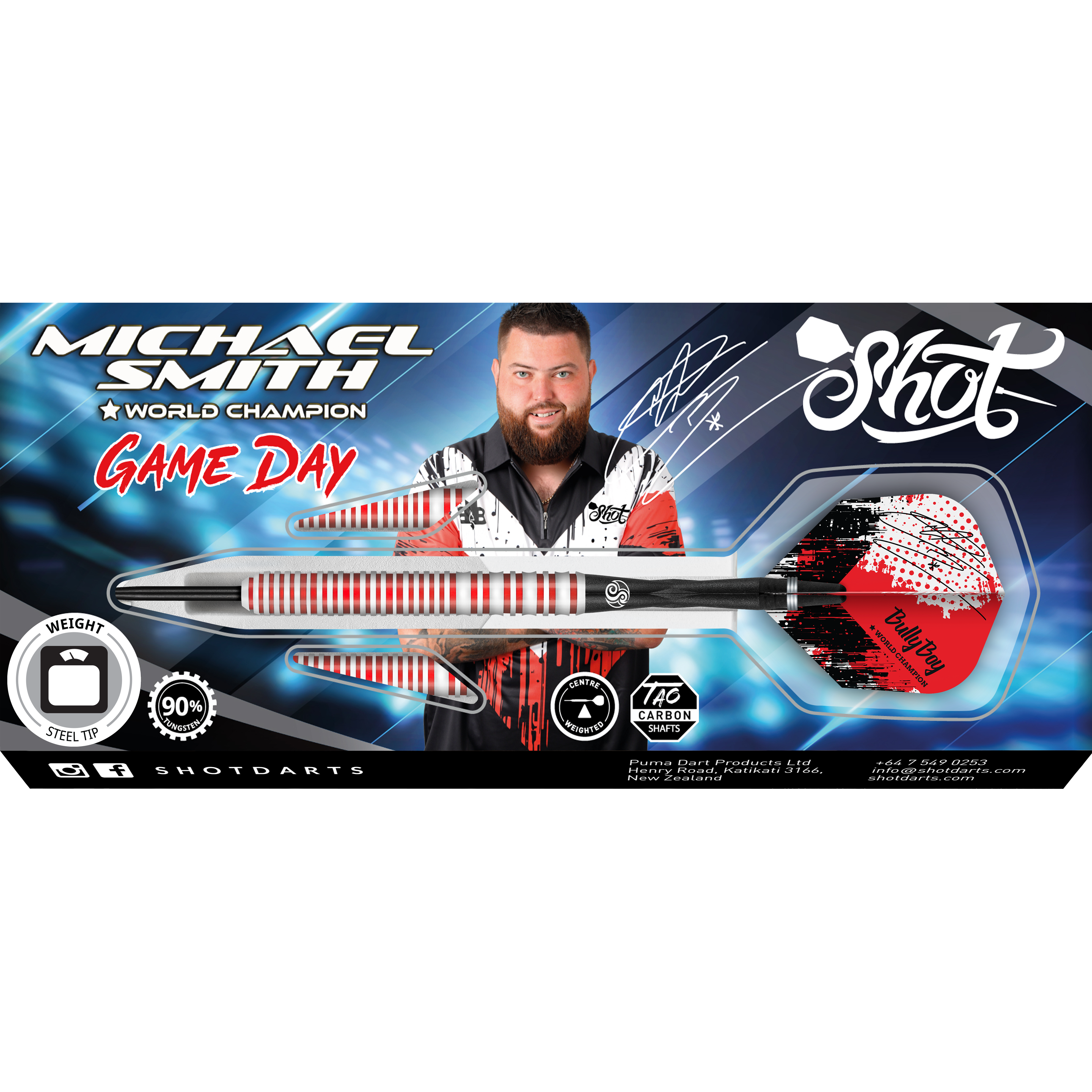 Shot - Michael Smith Game Day - Steeldart Shot - Michael Smith Game Day - Steeldart
