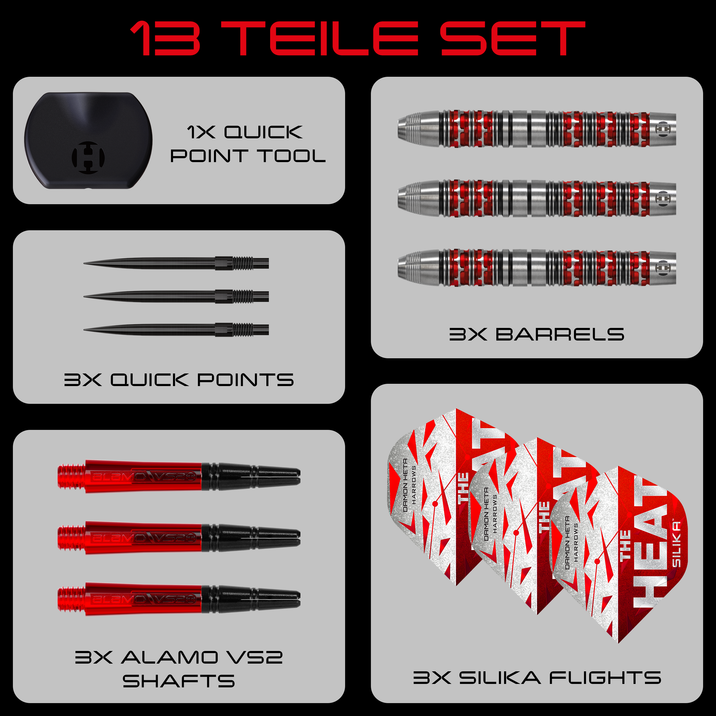 Harrows - Quick Point - Damon Heta GEN 3 - Steeldart Harrows - Quick Point - Damon Heta GEN 3 - Steeldart