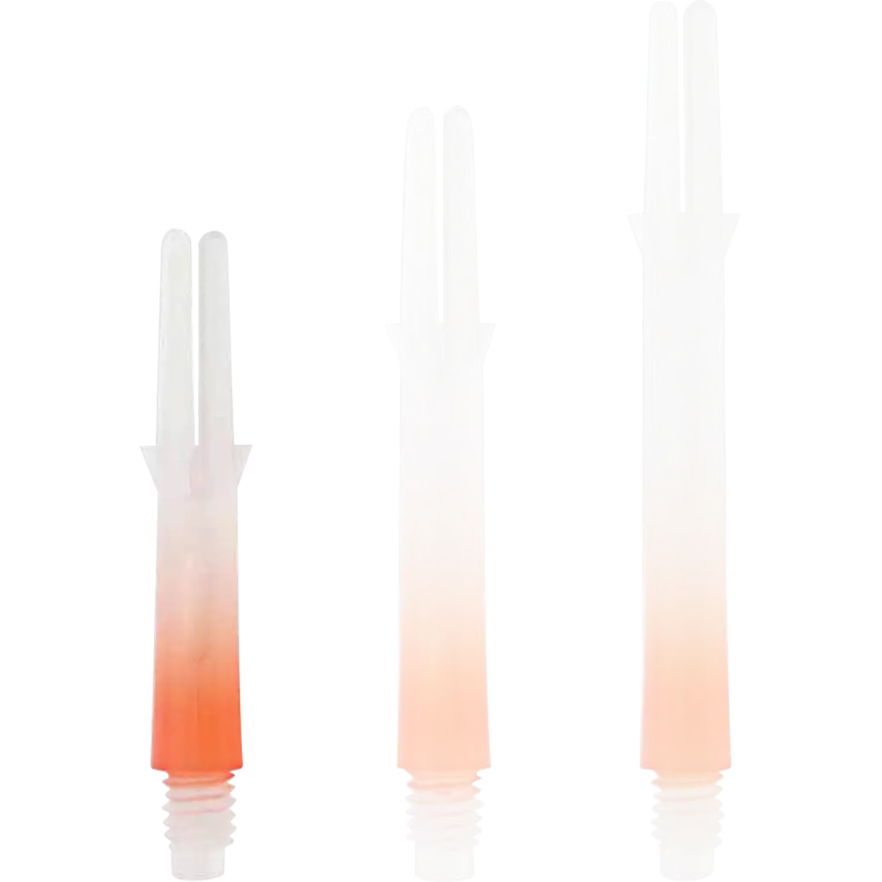 L-Style - L-Shaft Lock Straight TwoTone - Weiß Klar Orange L-Style - L-Shaft Lock Straight TwoTone - Weiß Klar Orange