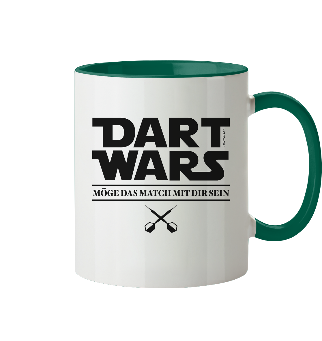 DartSturm - Dart Wars Schwarz - Tasse zweifarbig DartSturm - Dart Wars Schwarz - Tasse zweifarbig
