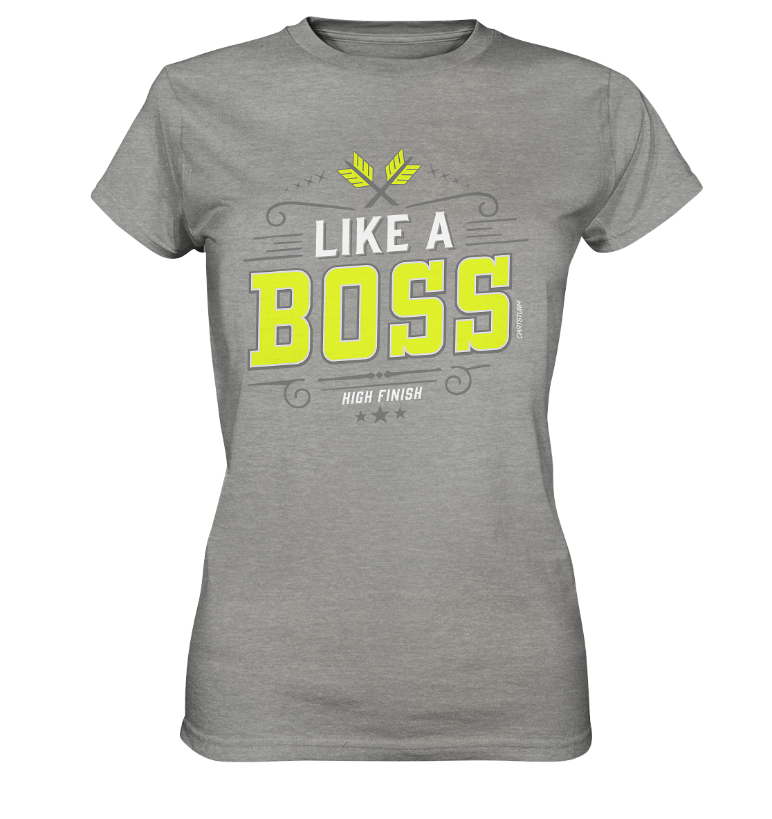 DartSturm - Like a Boss Yellow - Ladies Premium Shirt