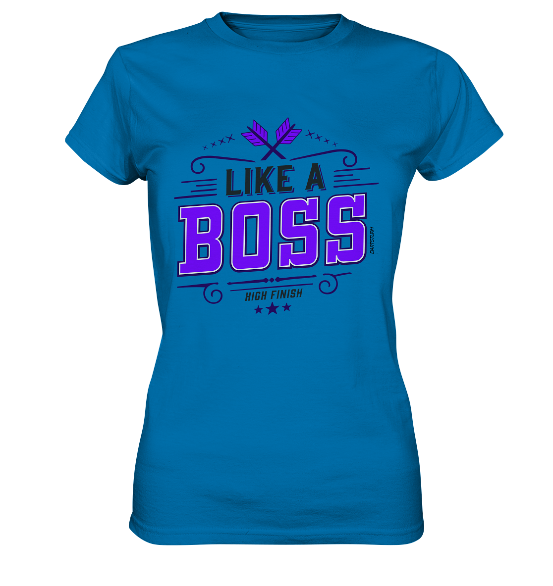 DartSturm - Like a Boss Purple - Ladies Premium Shirt DartSturm - Like a Boss Purple - Ladies Premium Shirt