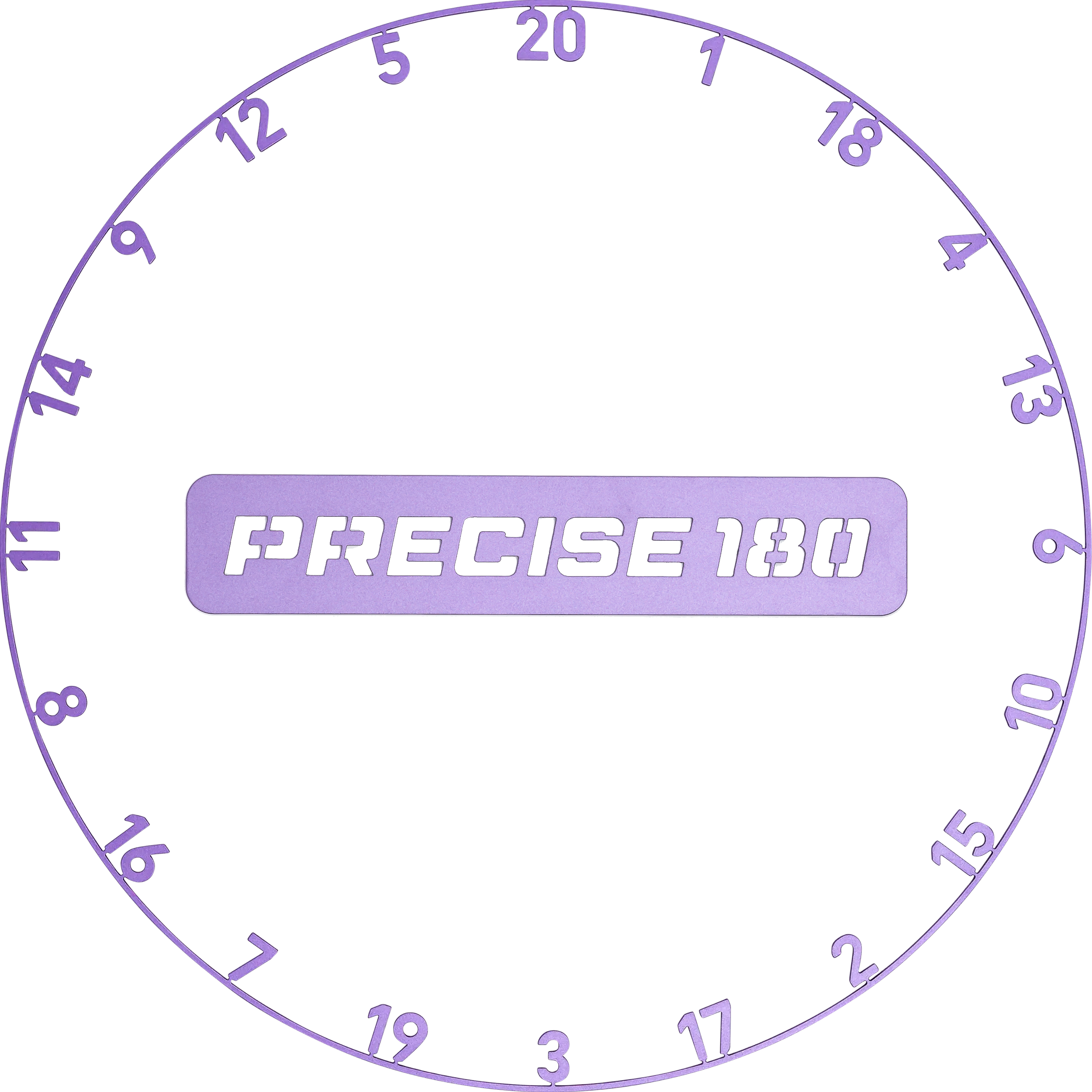 Precise180 - One Piece Lasercut Zahlenring Precise180 - One Piece Lasercut Zahlenring