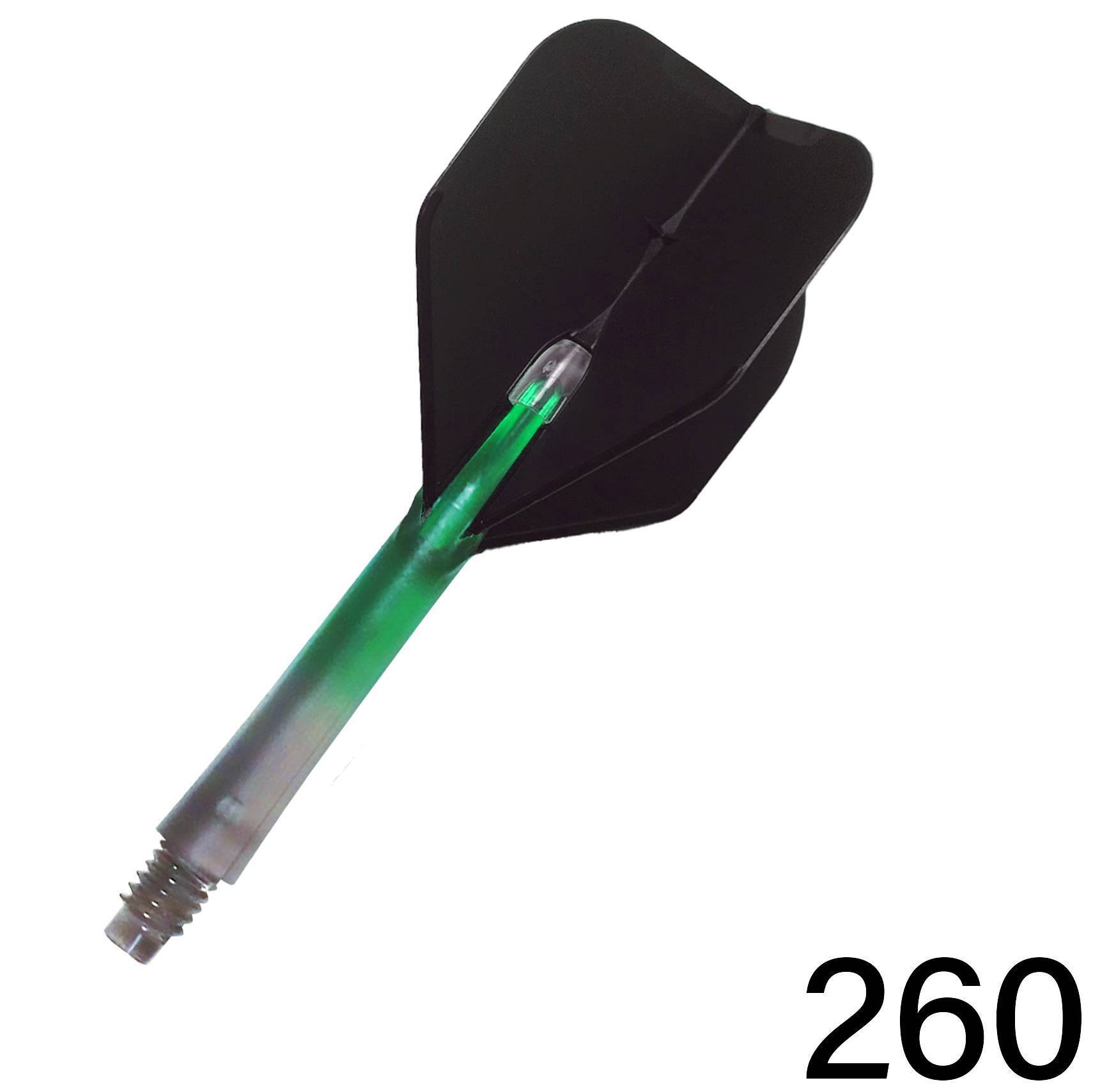 L-Style - L-Shaft Lock Straight N9 TwinColor - Schwarz Grün