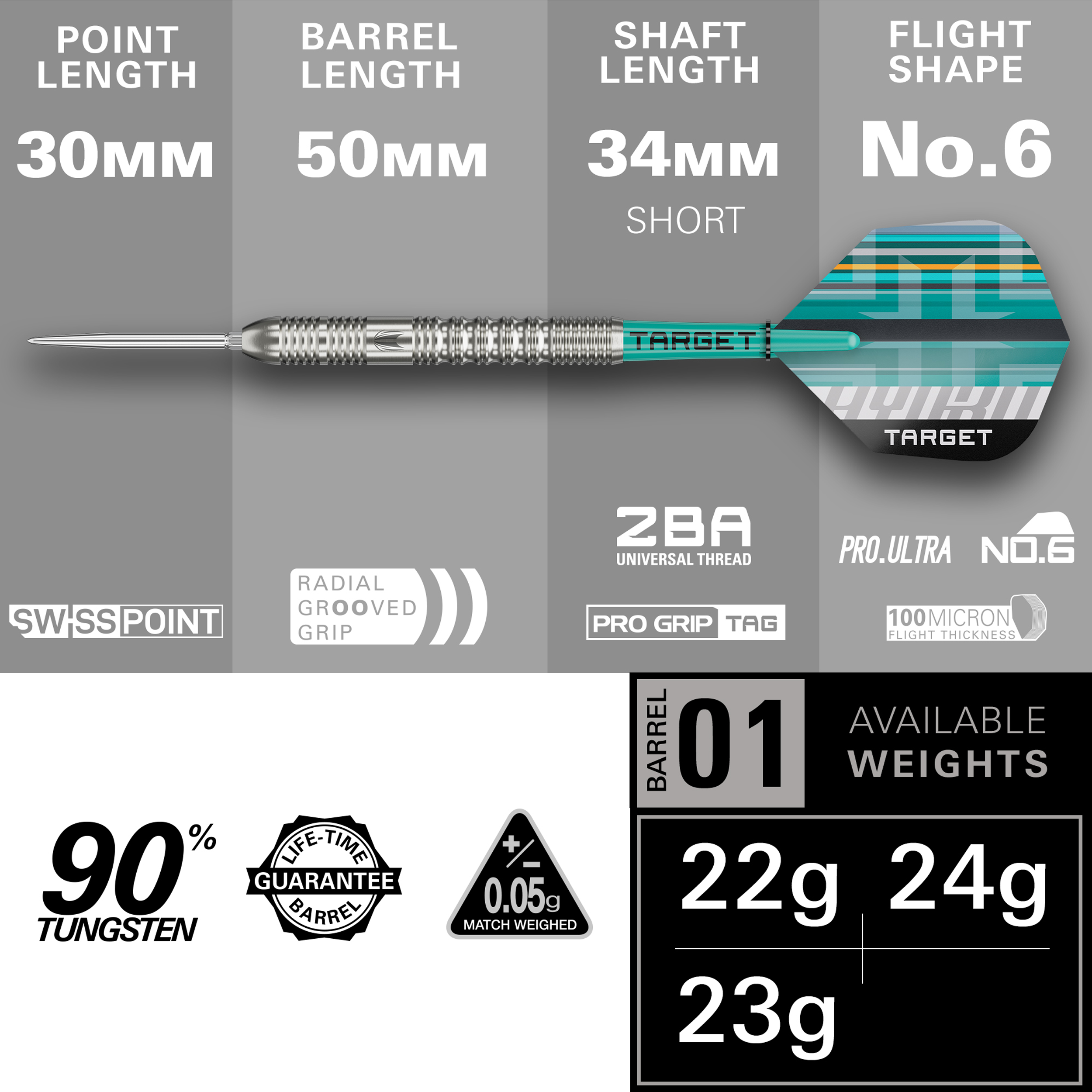 Target - Swiss Point - Hydro 01 - Steeldart