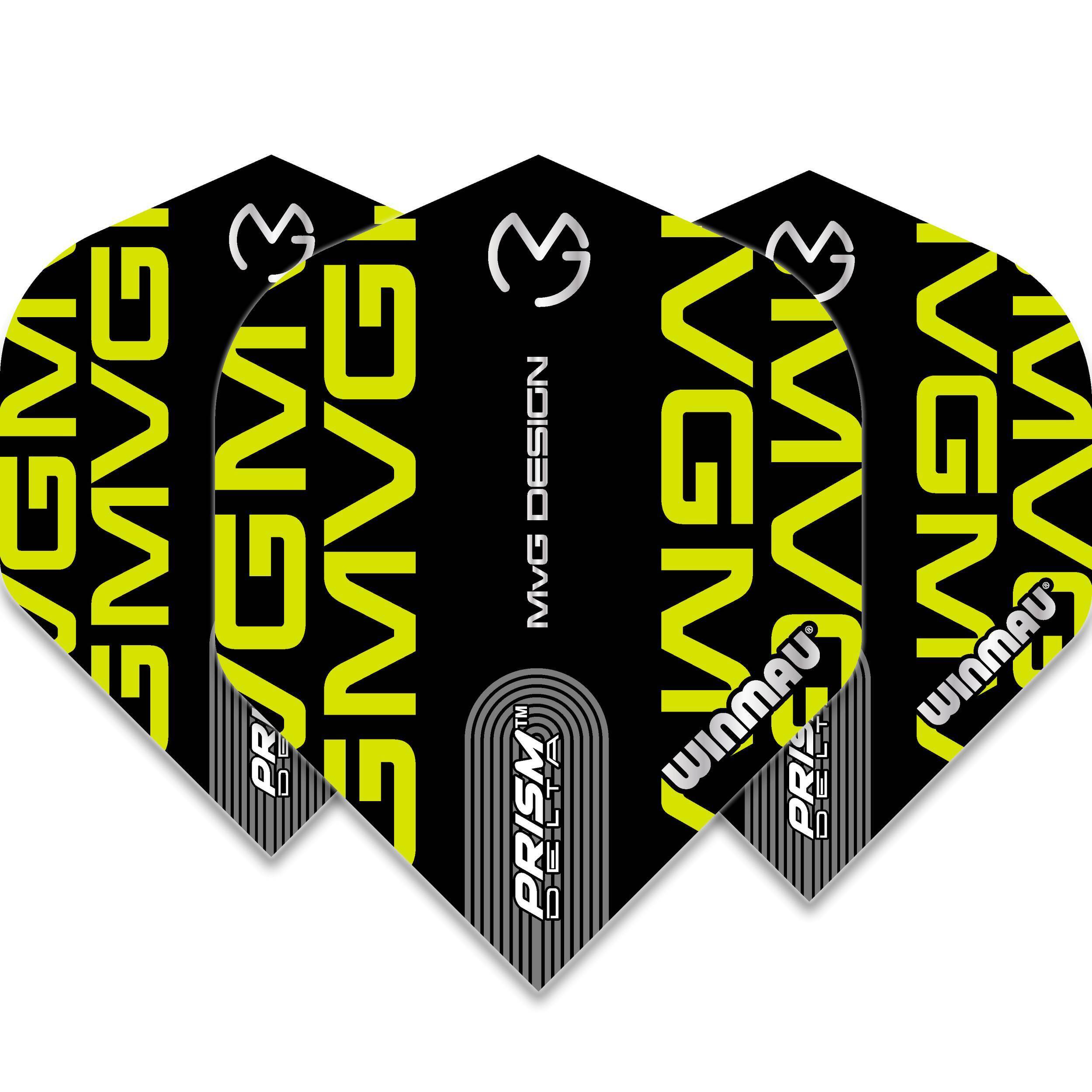 Winmau-Prism-Delta-Michael-van-Gerwen-Logo-Flight-Standard-Schwarz Winmau - Prism Delta - Michael van Gerwen Logo Flight - Standard