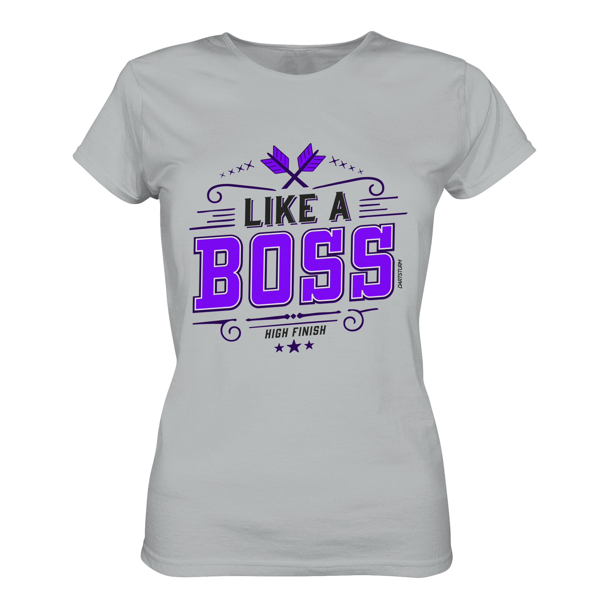 DartSturm - Like a Boss Purple - Ladies Premium Shirt DartSturm - Like a Boss Purple - Ladies Premium Shirt