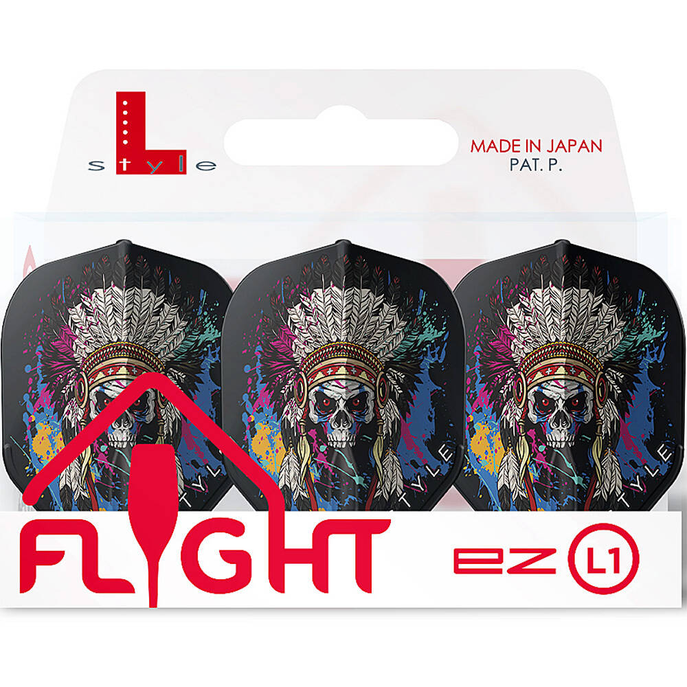 L-Style-Champagne-Flight-EZ-Chief-Skull-Standard-Schwarz-Verpackung L-Style - Champagne Flight EZ - Chief Skull - Standard