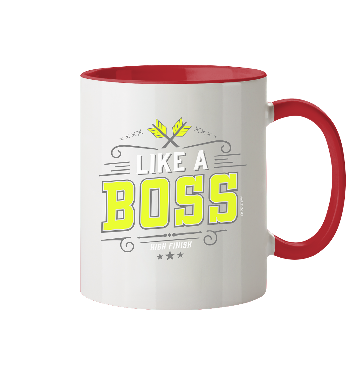 DartSturm - Like a Boss Yellow - Tasse zweifarbig
