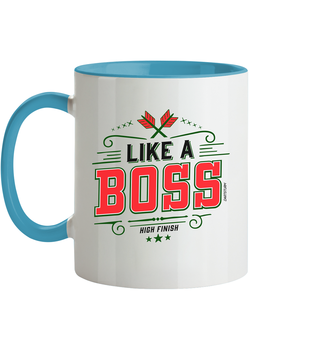 DartSturm - Like a Boss Red - Tasse zweifarbig DartSturm - Like a Boss Red - Tasse zweifarbig