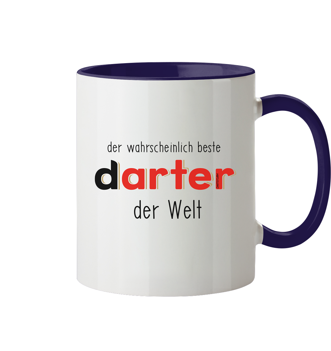 DartSturm - Der wahrscheinlich beste darter der Welt Schwarz - Tasse zweifarbig DartSturm - Der wahrscheinlich beste darter der Welt Schwarz - Tasse zweifarbig