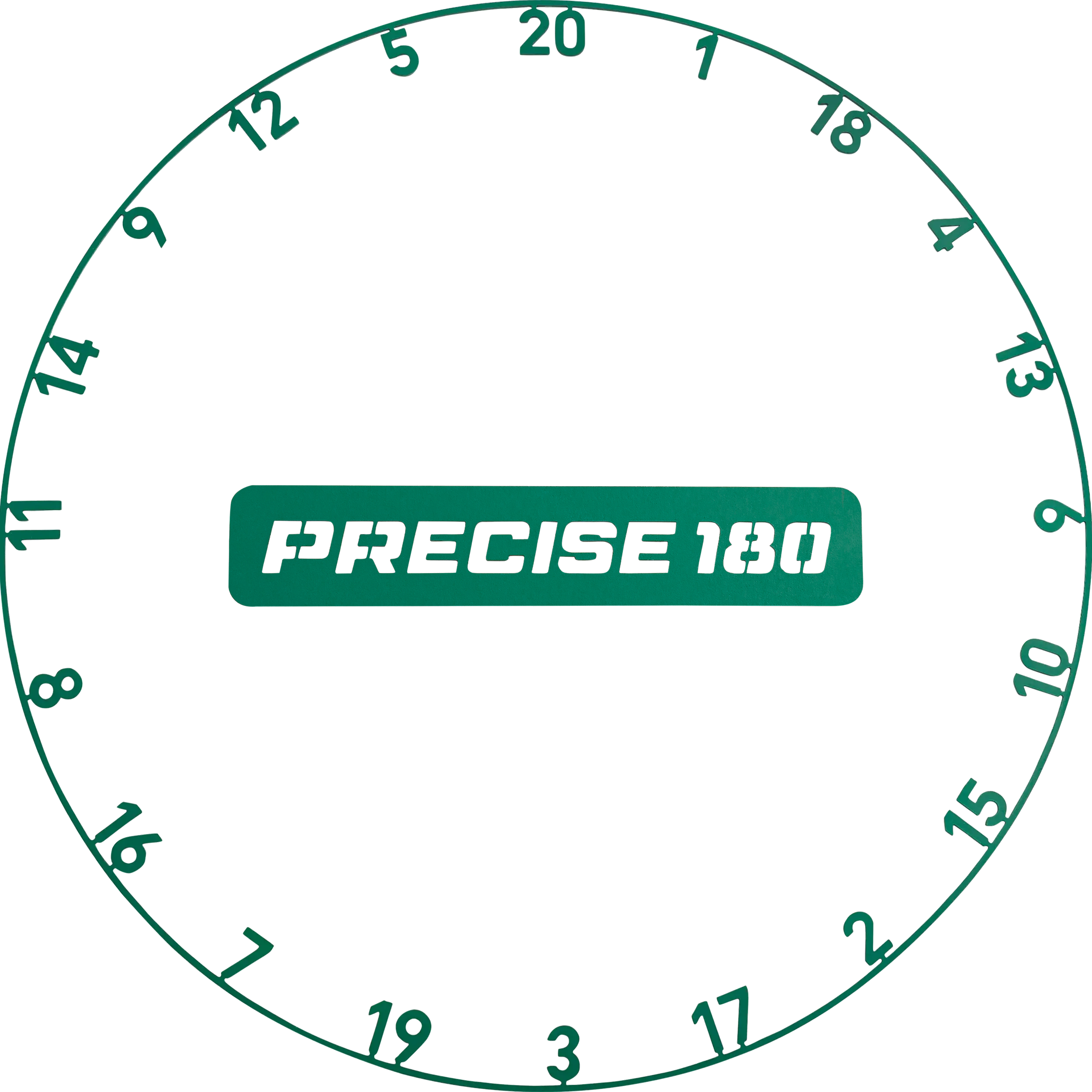 Precise180 - One Piece Lasercut Zahlenring Precise180 - One Piece Lasercut Zahlenring
