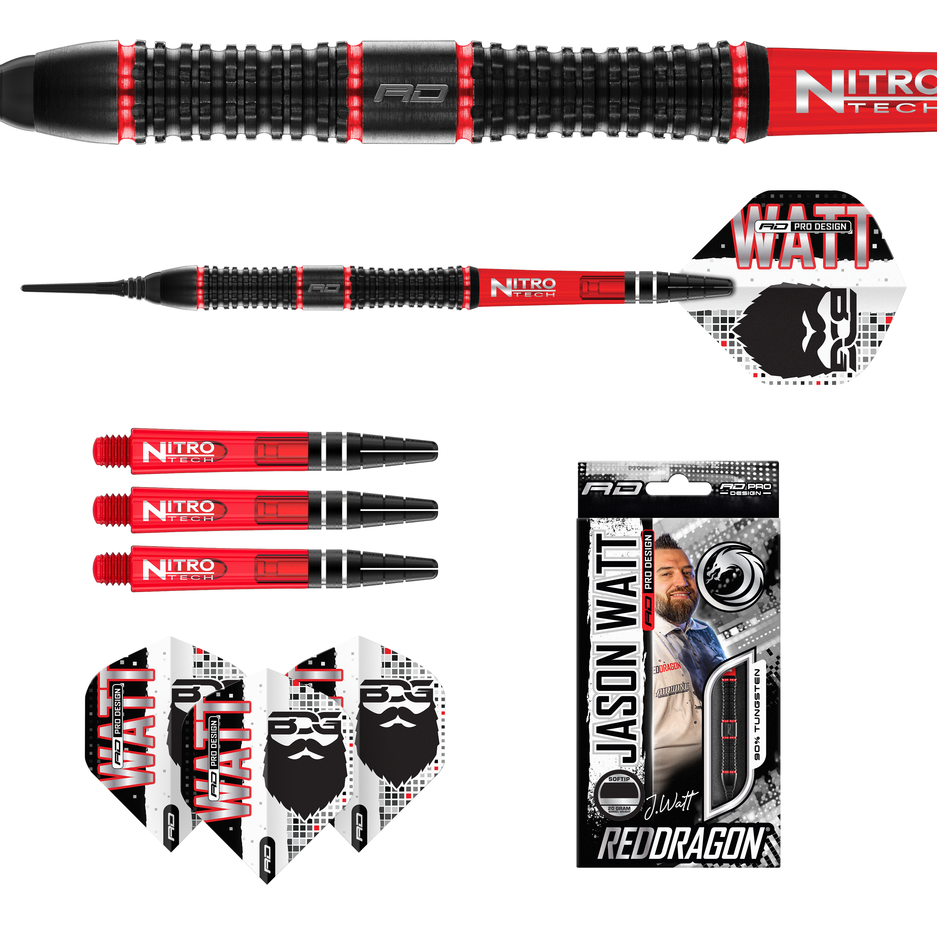 Red Dragon - Jason Watt - Softdart Red Dragon - Jason Watt - Softdart