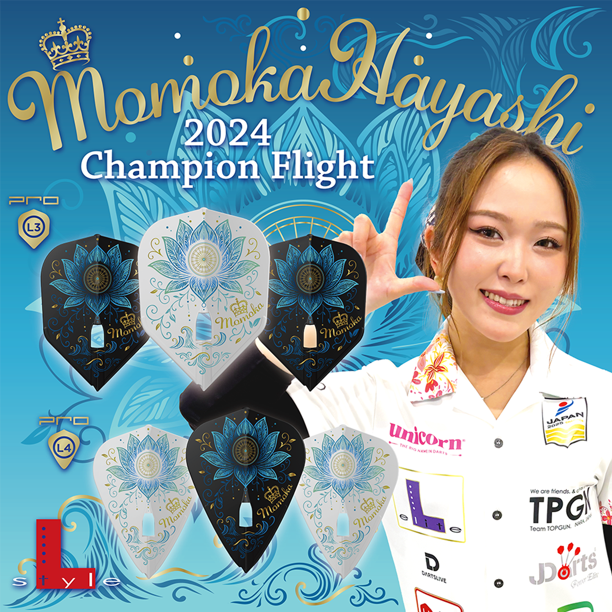 L-Style - Champagne Flight Pro - Momoka Hayashi Champion 2024 Flight L-Style - Champagne Flight Pro - Momoka Hayashi Champion 2024 Flight