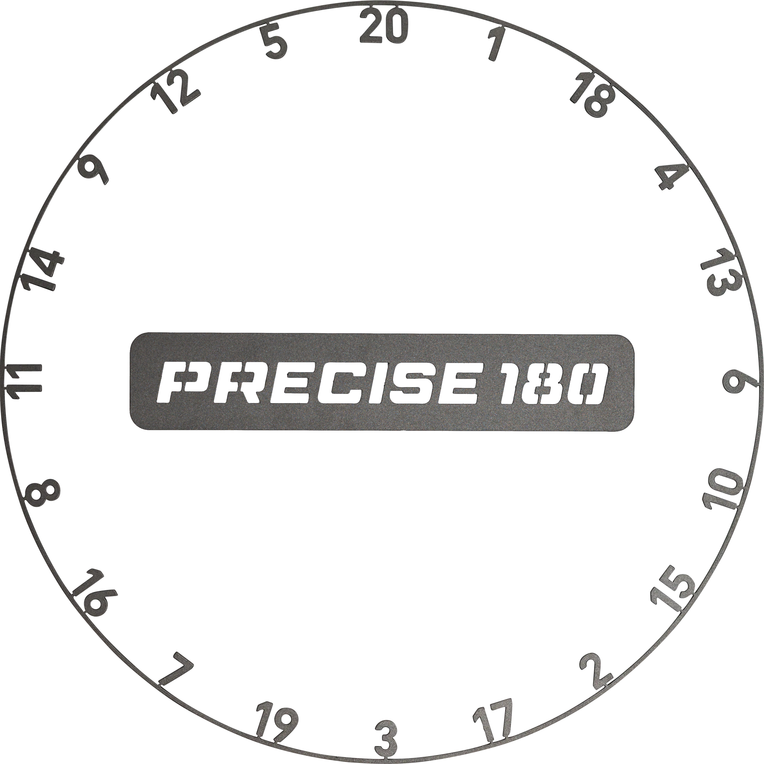 Precise180 - One Piece Lasercut Zahlenring Precise180 - One Piece Lasercut Zahlenring