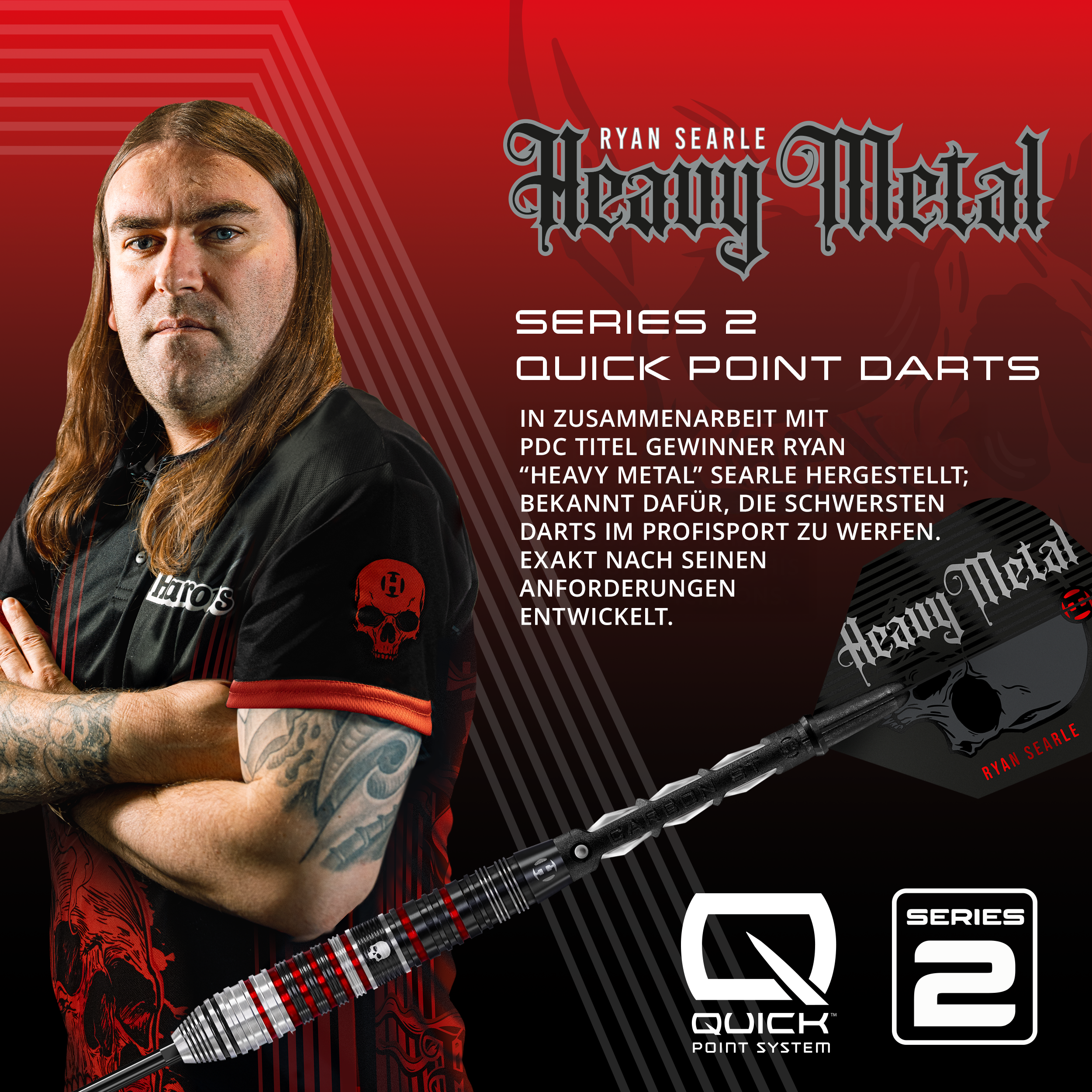 Harrows - Quick Point - Ryan Searle GEN 2 - Steeldart