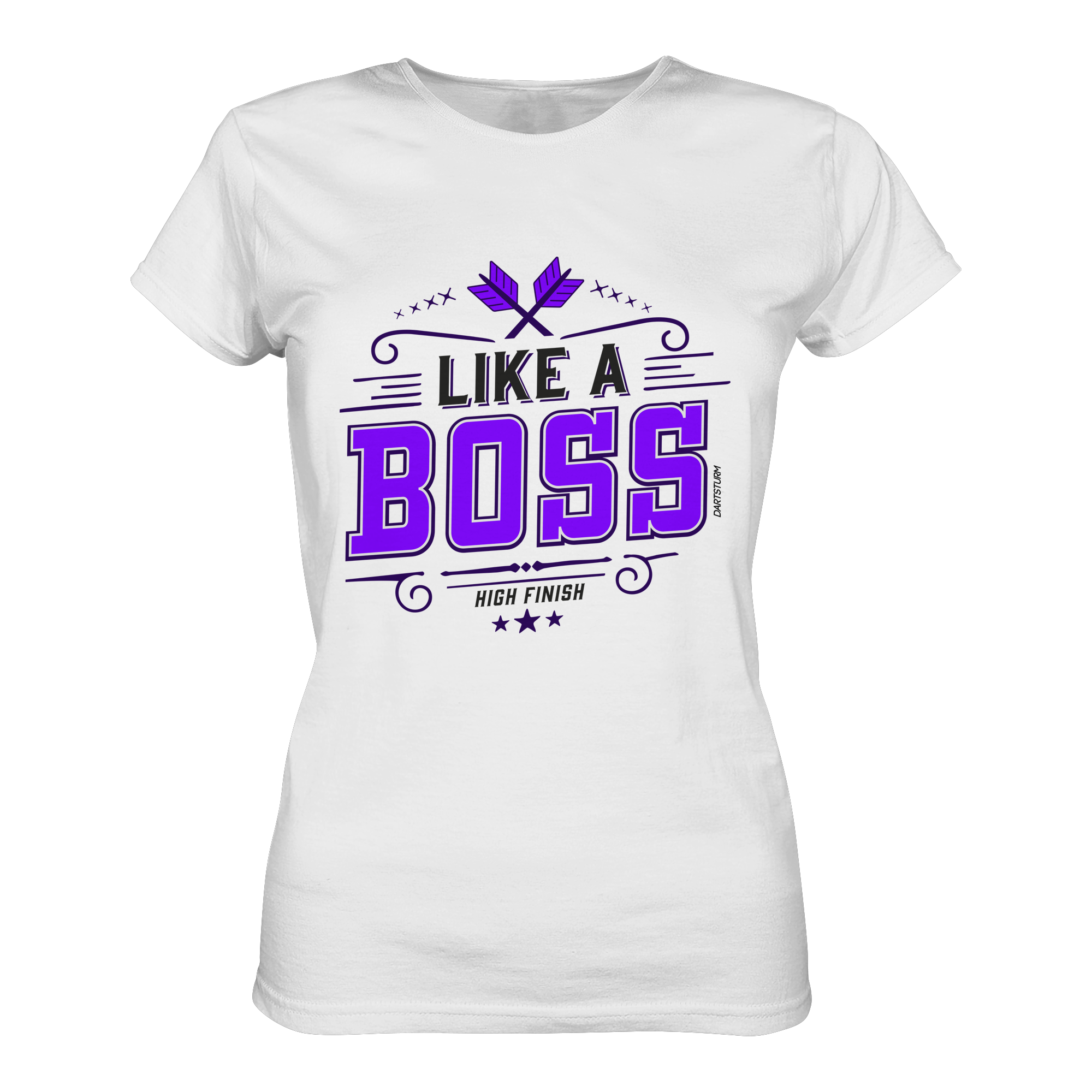 DartSturm - Like a Boss Purple - Ladies Premium Shirt DartSturm - Like a Boss Purple - Ladies Premium Shirt
