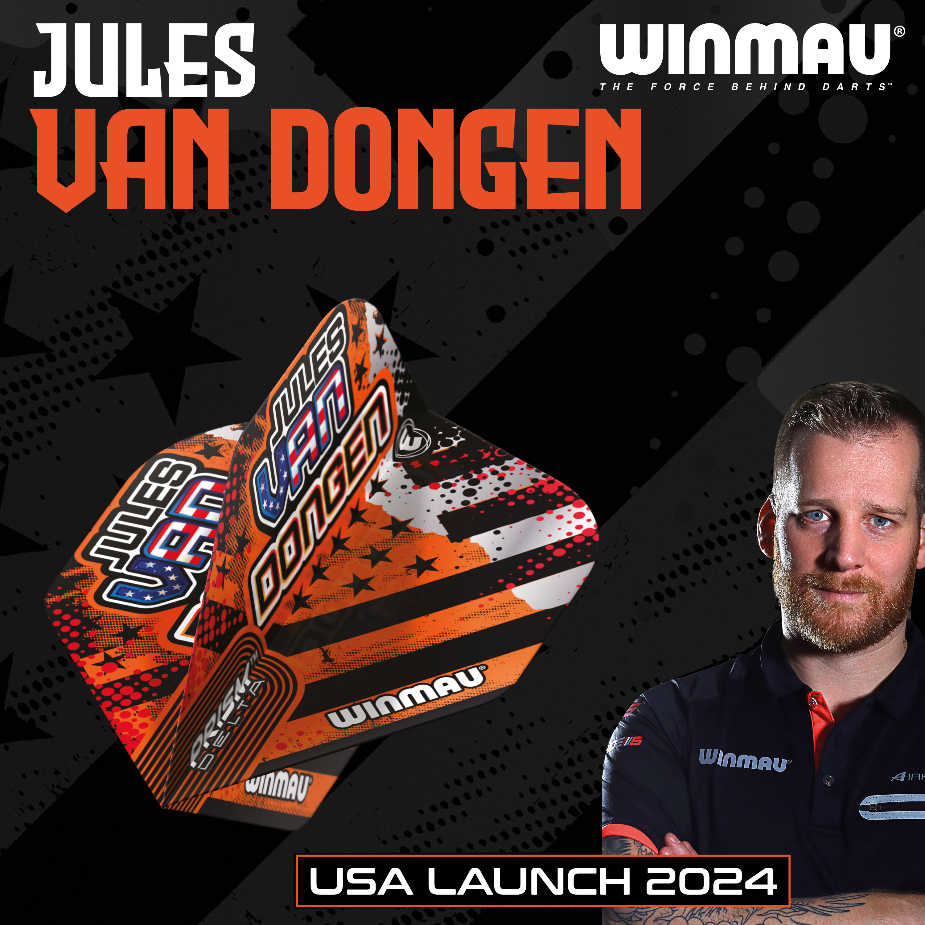 Winmau - Prism Delta - Jules Van Dongen Flight - Standard