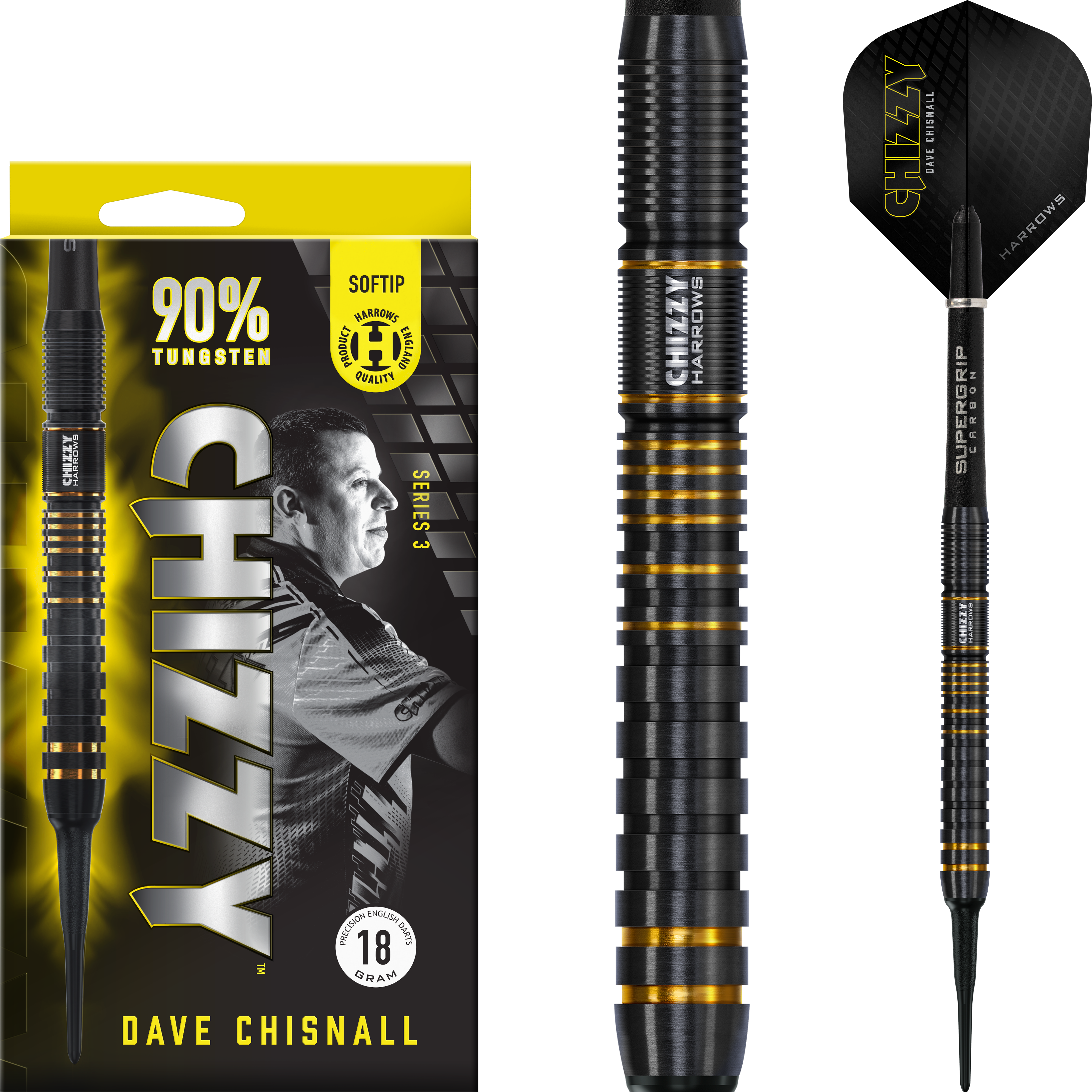 Harrows - Dave Chisnall GEN 3 - Softdart Harrows - Dave Chisnall GEN 3 - Softdart
