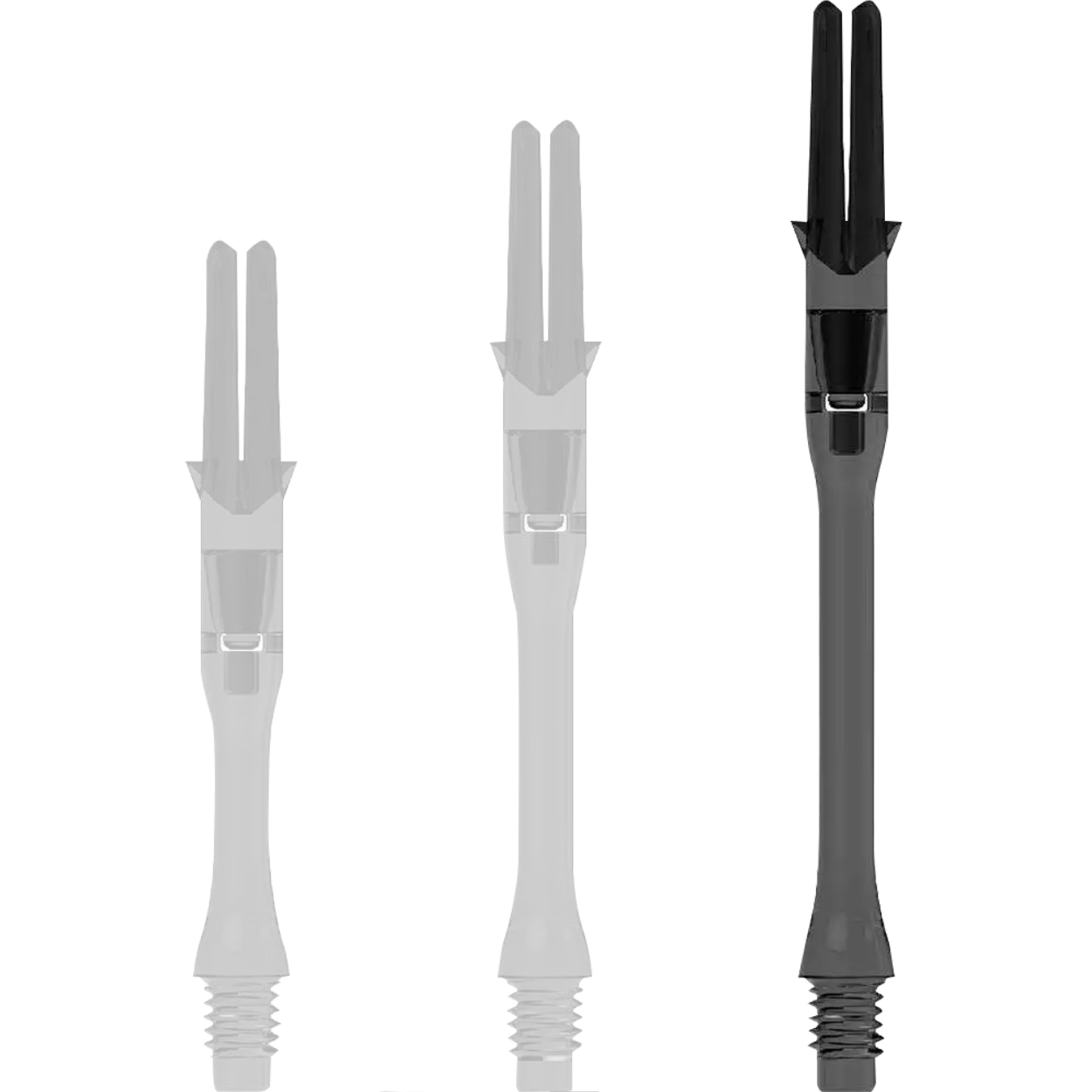 L-Style - L-Shaft Silent Slim Spinner - Schwarz Klar L-Style - L-Shaft Silent Slim Spinner - Schwarz Klar