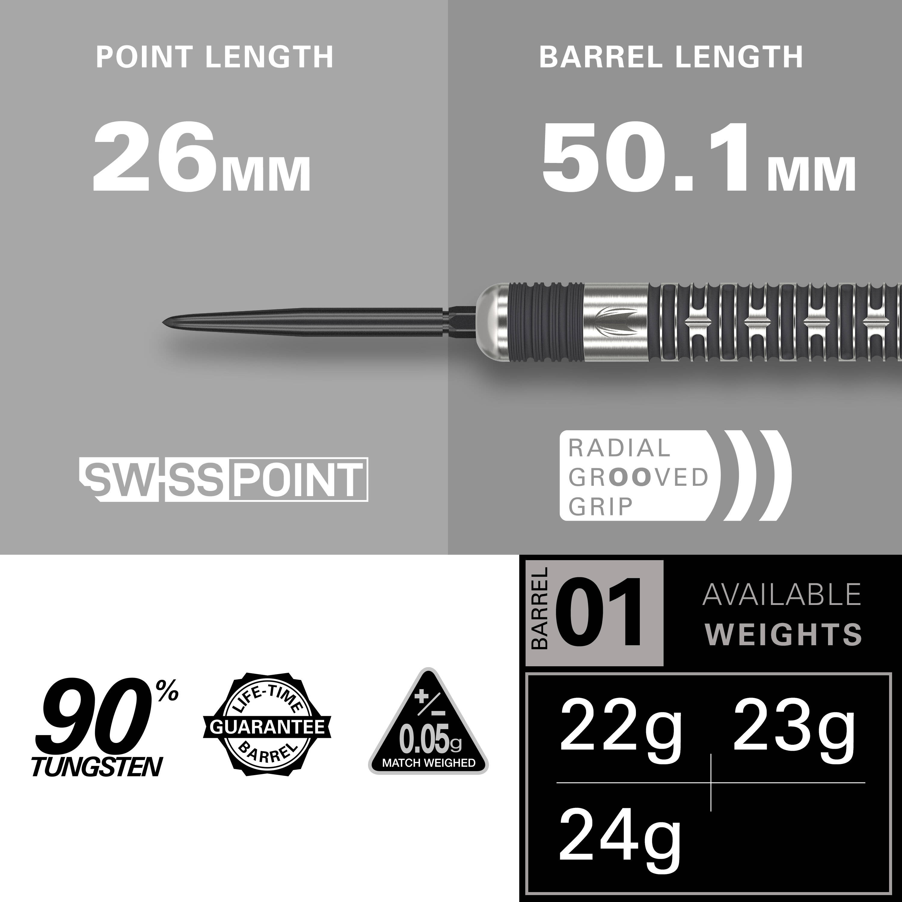 B-Ware | Target - Swiss Point - Chris Dobey Action - Steeldart