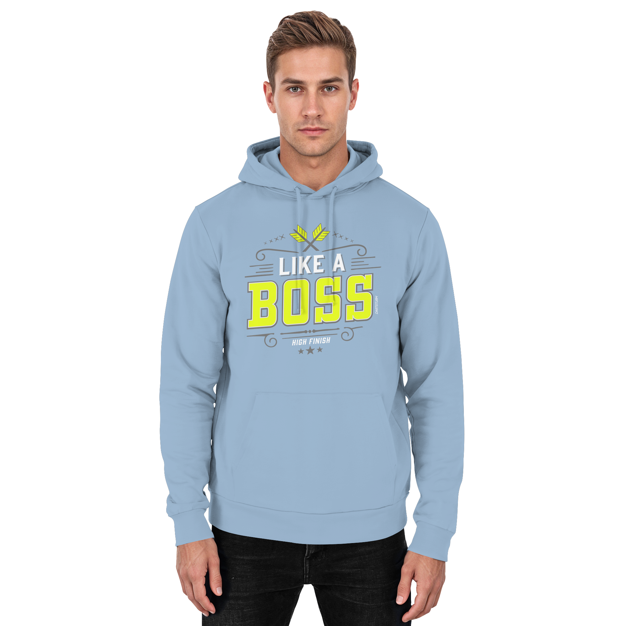 DartSturm - Like a Boss Yellow - Basic Unisex Hoodie