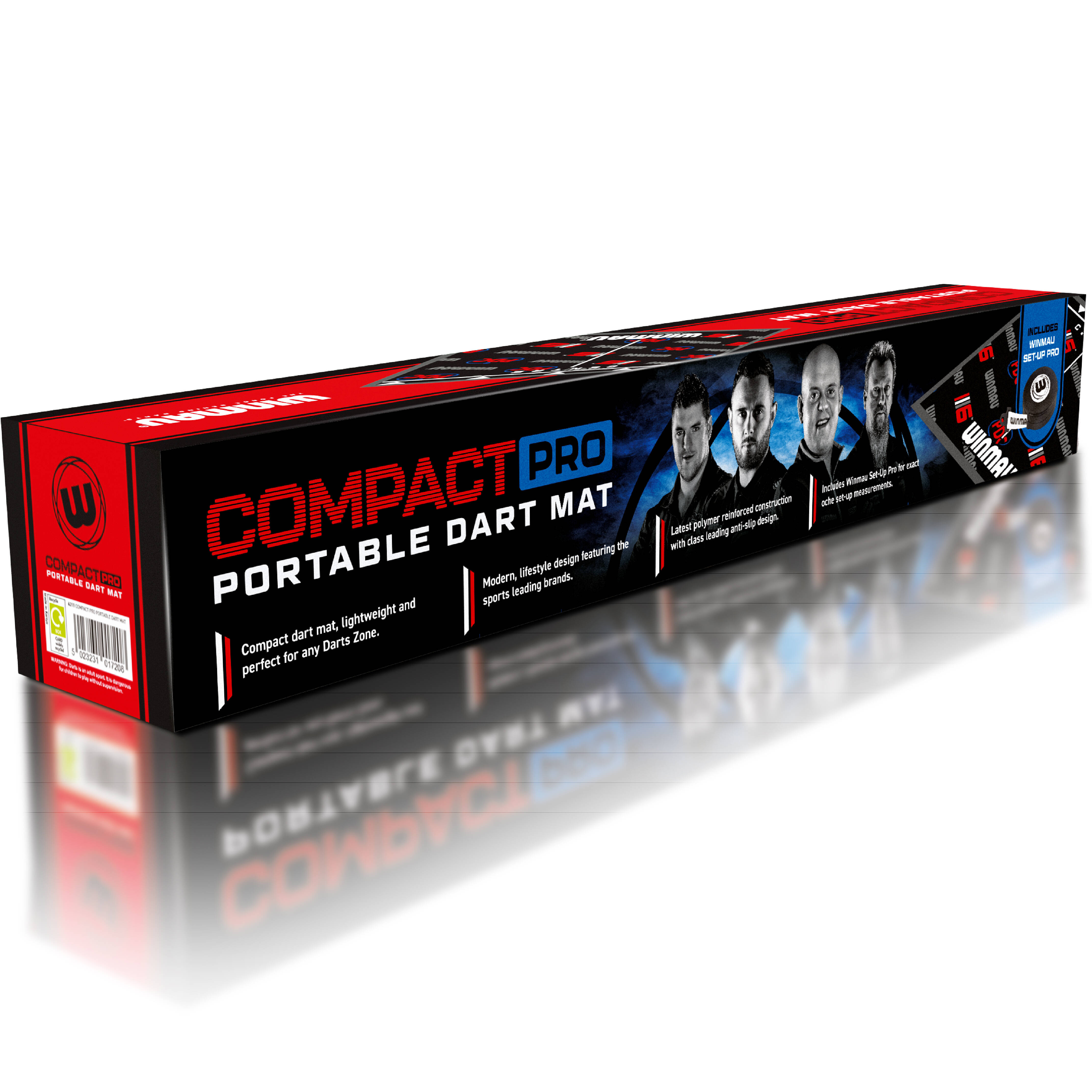 Winmau-Compact-Pro-Dartmatte-Verapckung Winmau - Compact-Pro Dartmatte