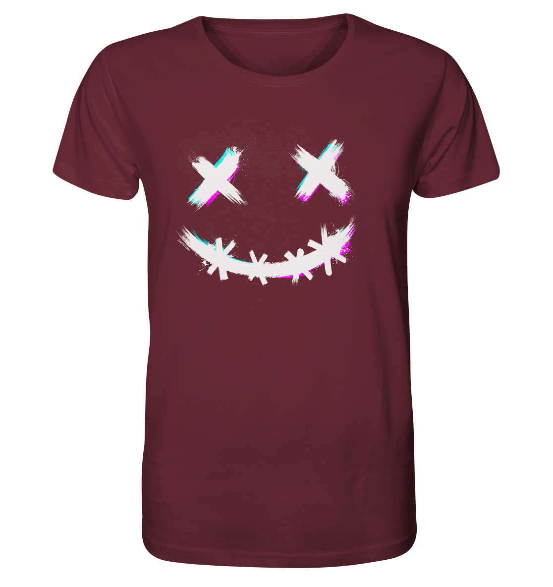 DartSturm - Scary Smile - Weiß - Organic Shirt DartSturm - Scary Smile - Weiß - Organic Shirt