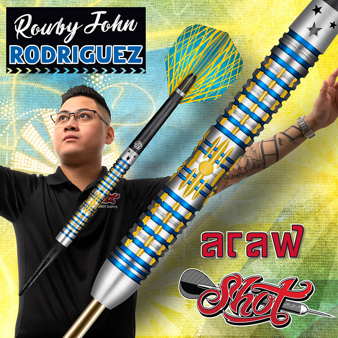 Shot-Rowby-John-Rodriguez-Araw-Social-quadratisch Shot - Rowby-John Rodriguez Araw - Steeldart