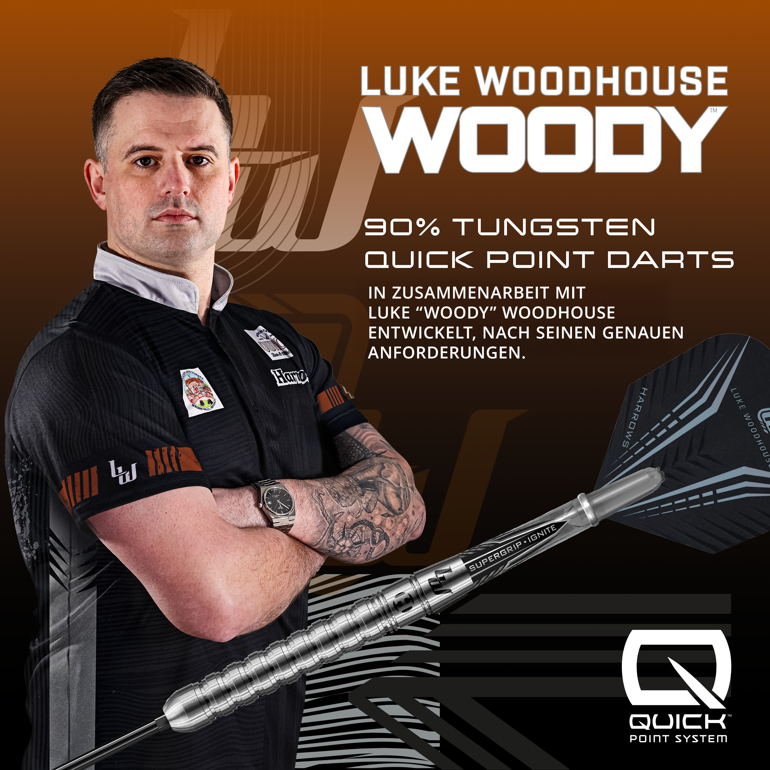 Harrows - Quick Point - Luke Woodhouse - Steeldart Harrows - Quick Point - Luke Woodhouse - Steeldart