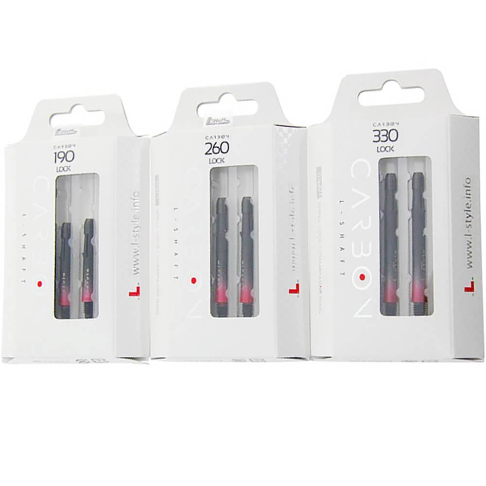 L-Style-Carbon-Lock-Straight-TwoTone-Rot-Verpackung L-Style - Carbon L-Shaft Lock Straight TwoTone - Rot