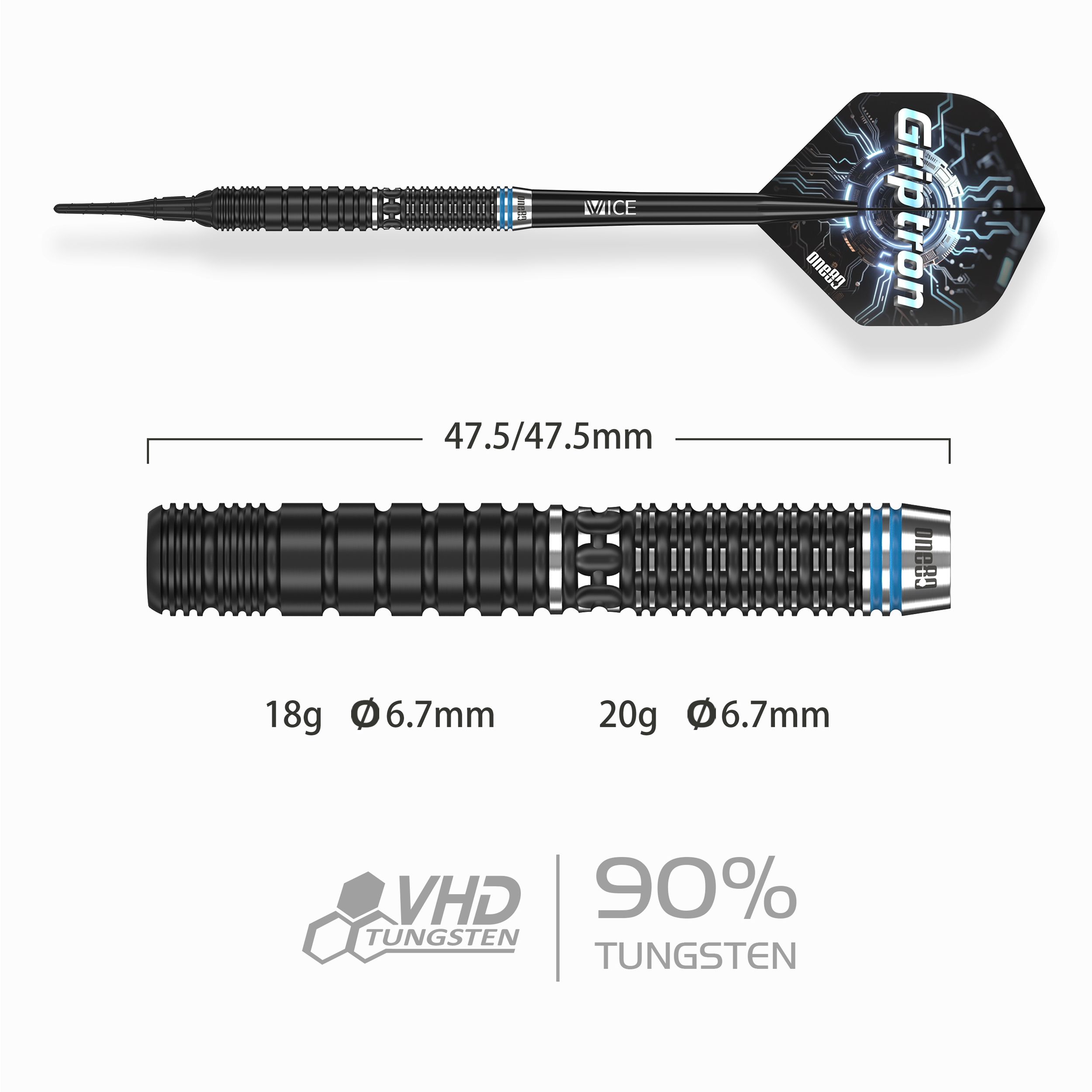 One80 - Griptron GT4 - Softdart One80 - Griptron GT4 - Softdart
