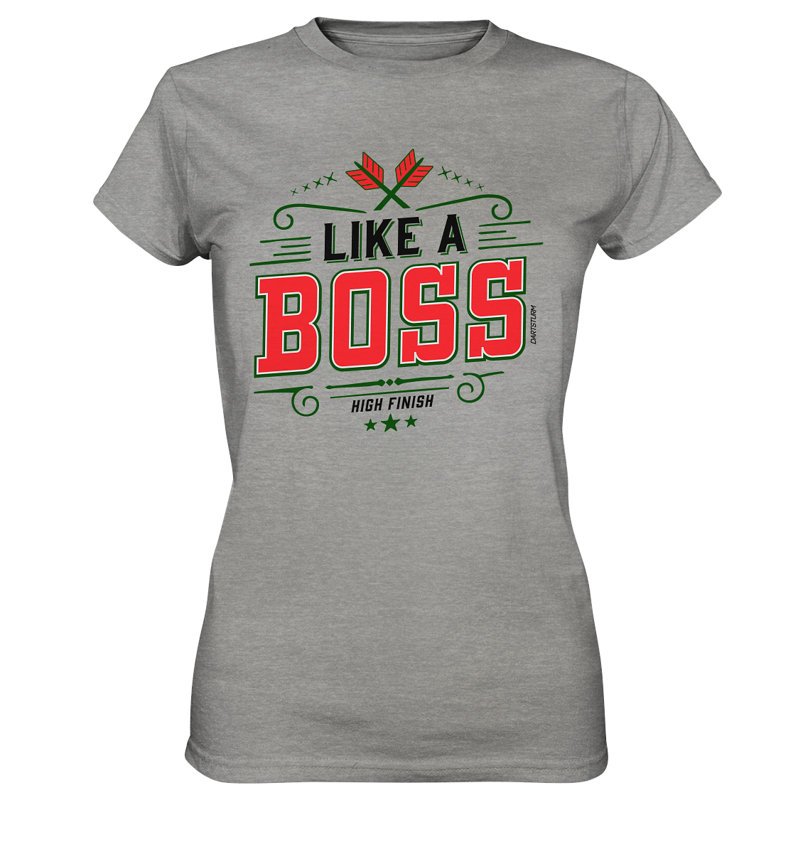 DartSturm - Like a Boss Red - Ladies Premium Shirt