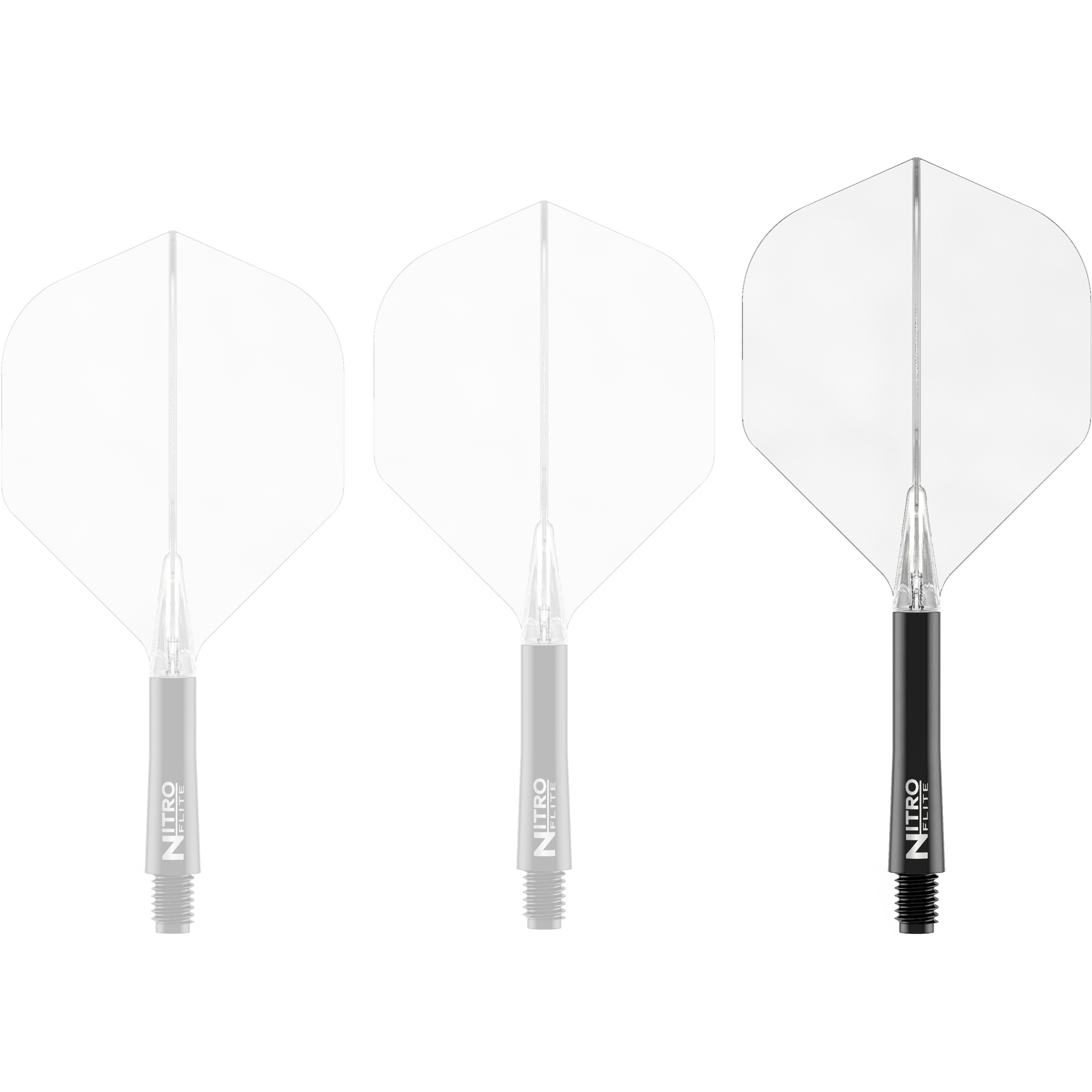Red Dragon - Nitro Flite Flight Schwarz - Transparent Red Dragon - Nitro Flite Flight Schwarz - Transparent
