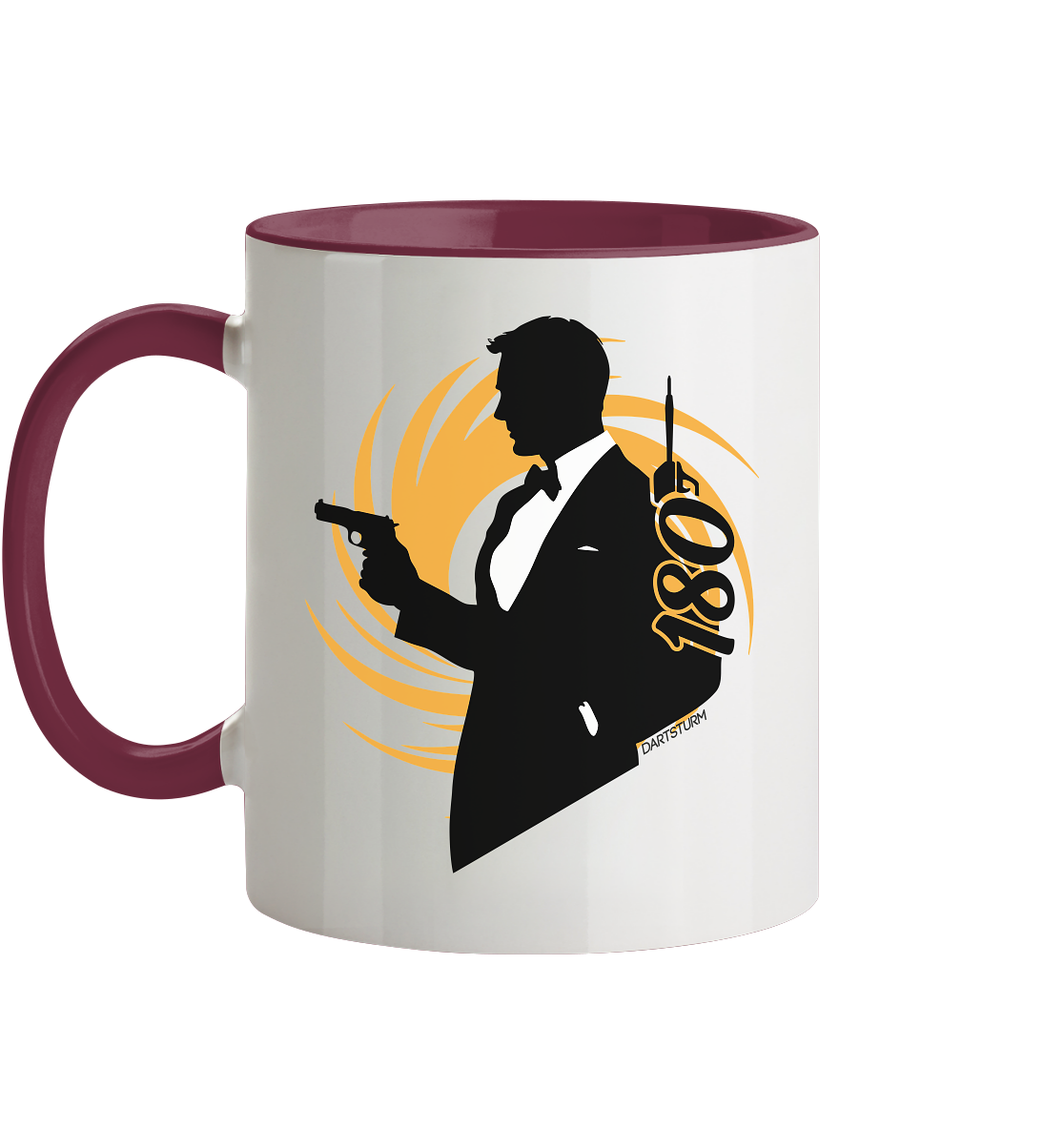 DartSturm - Dart Agent - Tasse zweifarbig