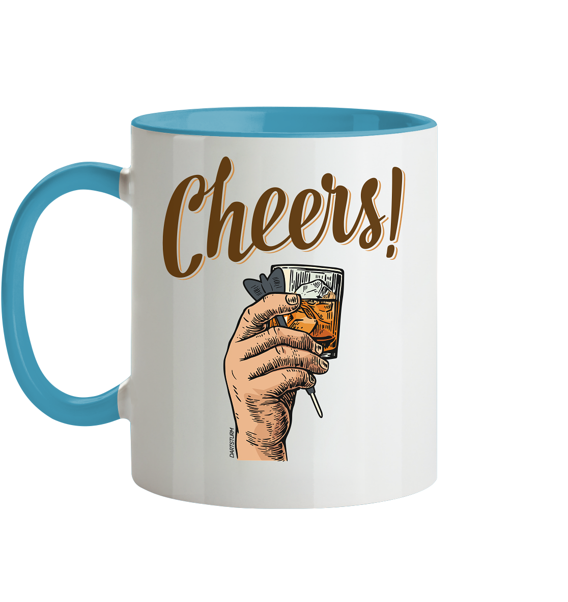 DartSturm - Cheers - Tasse zweifarbig