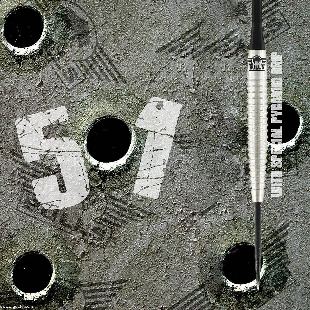 Bull-s-NL-501-Steeldart-Banner Bull's NL - @501 Black - Steeldart