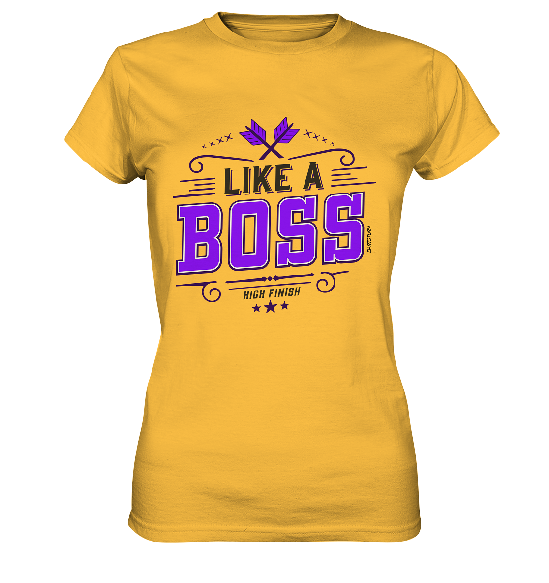 DartSturm - Like a Boss Purple - Ladies Premium Shirt DartSturm - Like a Boss Purple - Ladies Premium Shirt