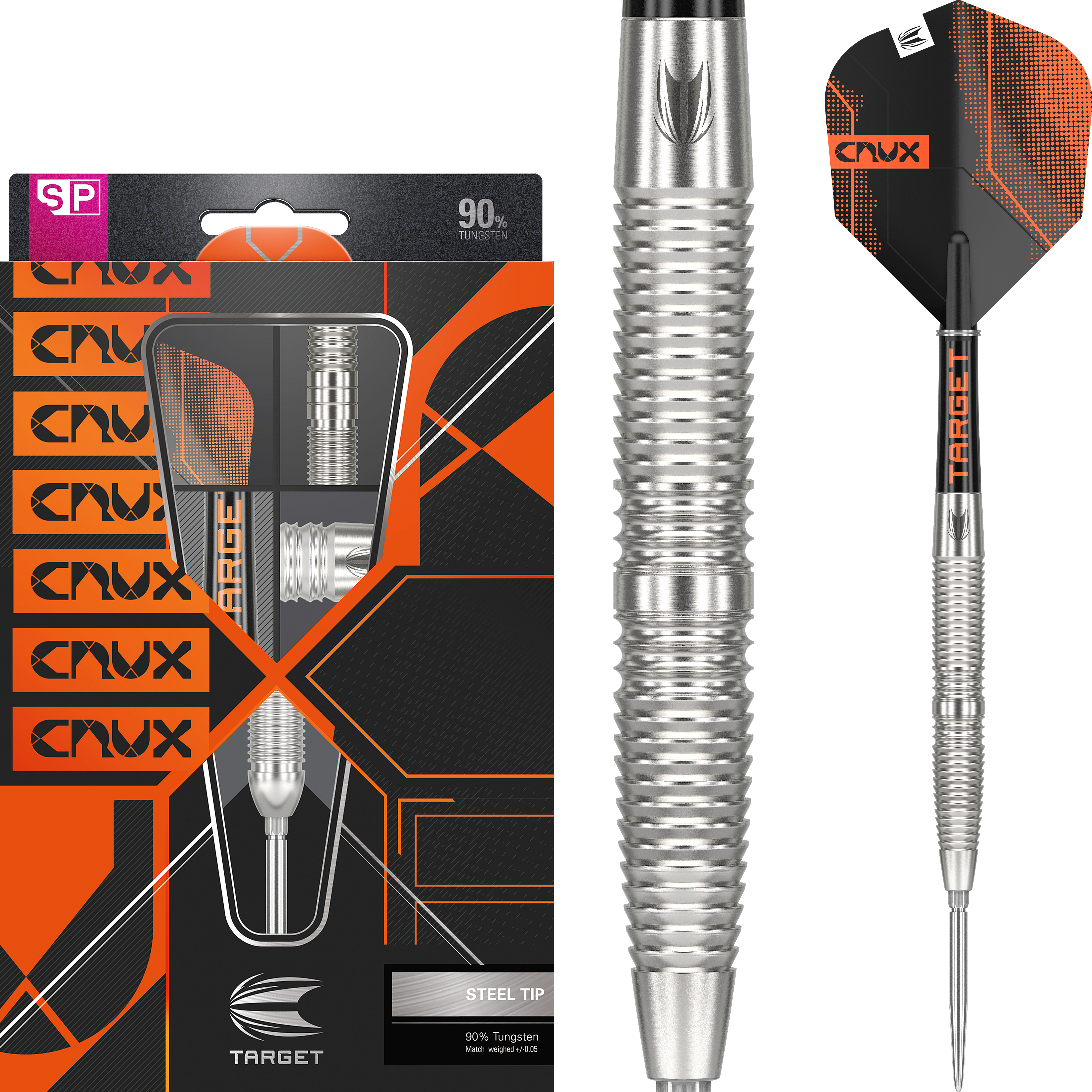 Target - Swiss Point - Crux 02 - Steeldart Target - Swiss Point - Crux 02 - Steeldart