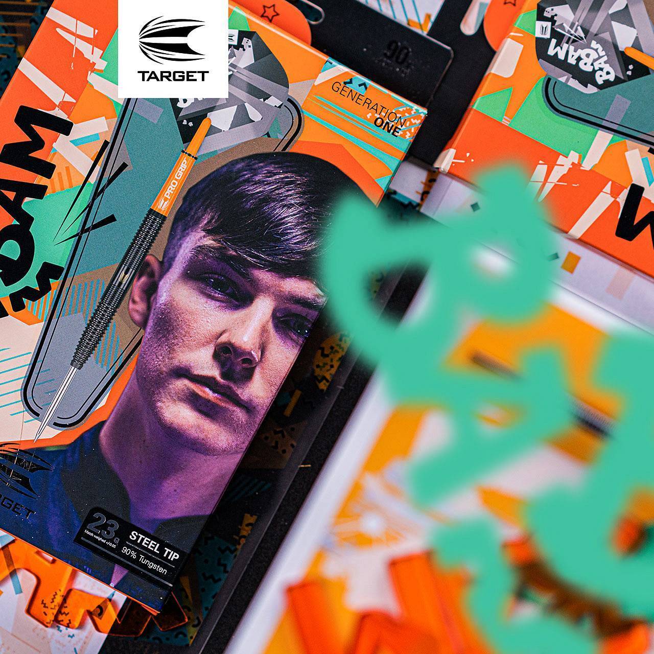 Target-Bradley-Brooks-Steeldart-Echtfoto Target - Bradley Brooks - Steeldart