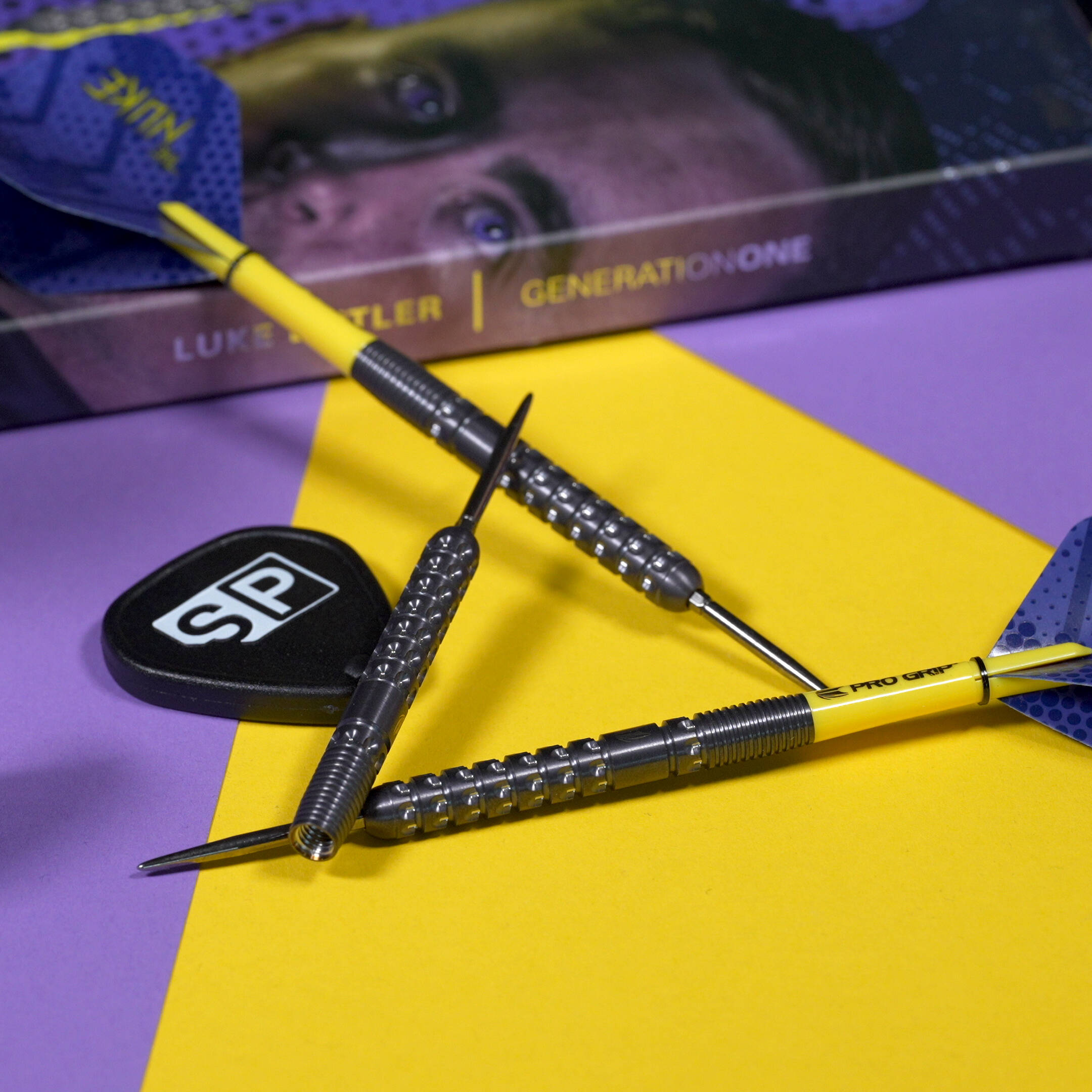 Target-Swiss-Point-Luke-Littler-Steeldart-Echtfoto Target - Swiss Point - Luke Littler - Steeldart