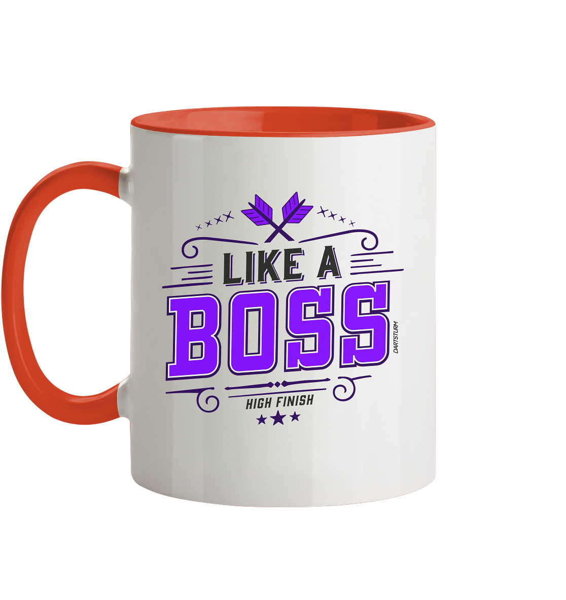DartSturm - Like a Boss Purple - Tasse zweifarbig