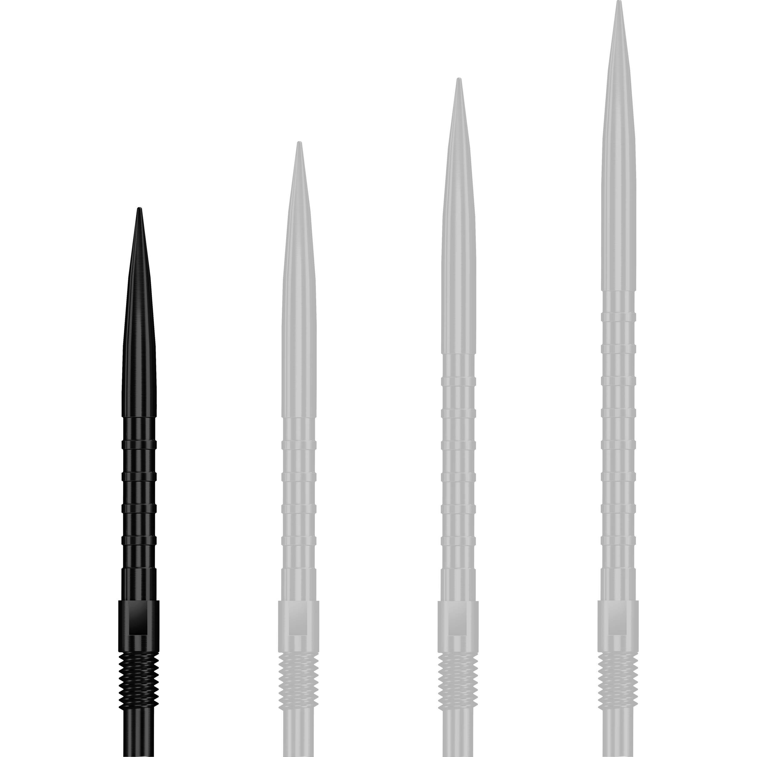 Harrows - Quick Point HM Grip - Schwarz