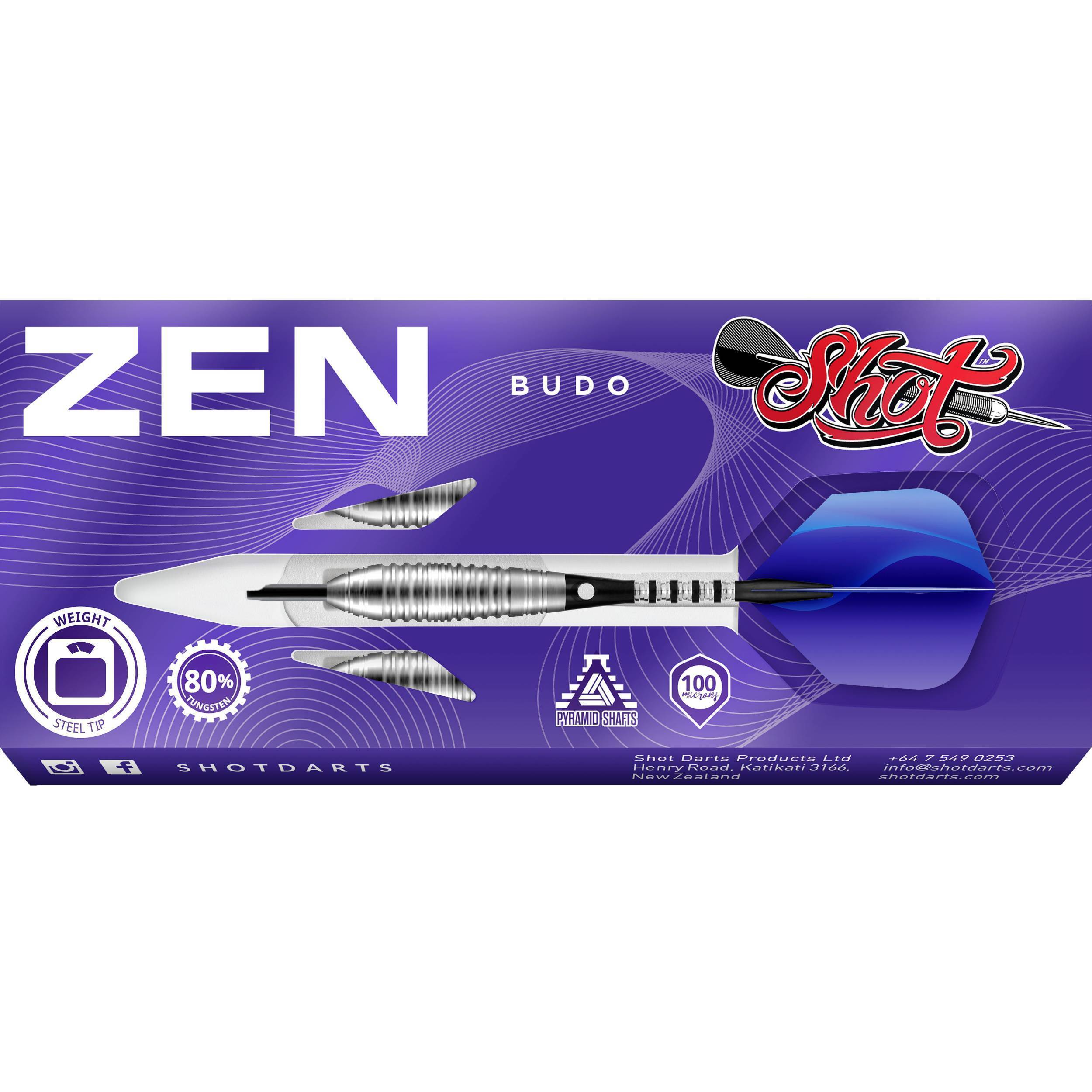 Shot-Zen-Budo-Steeldart-Verpackung Shot - Zen Budo - Steeldart