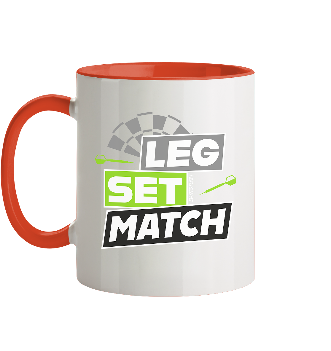 DartSturm - Leg Set Match - Tasse zweifarbig