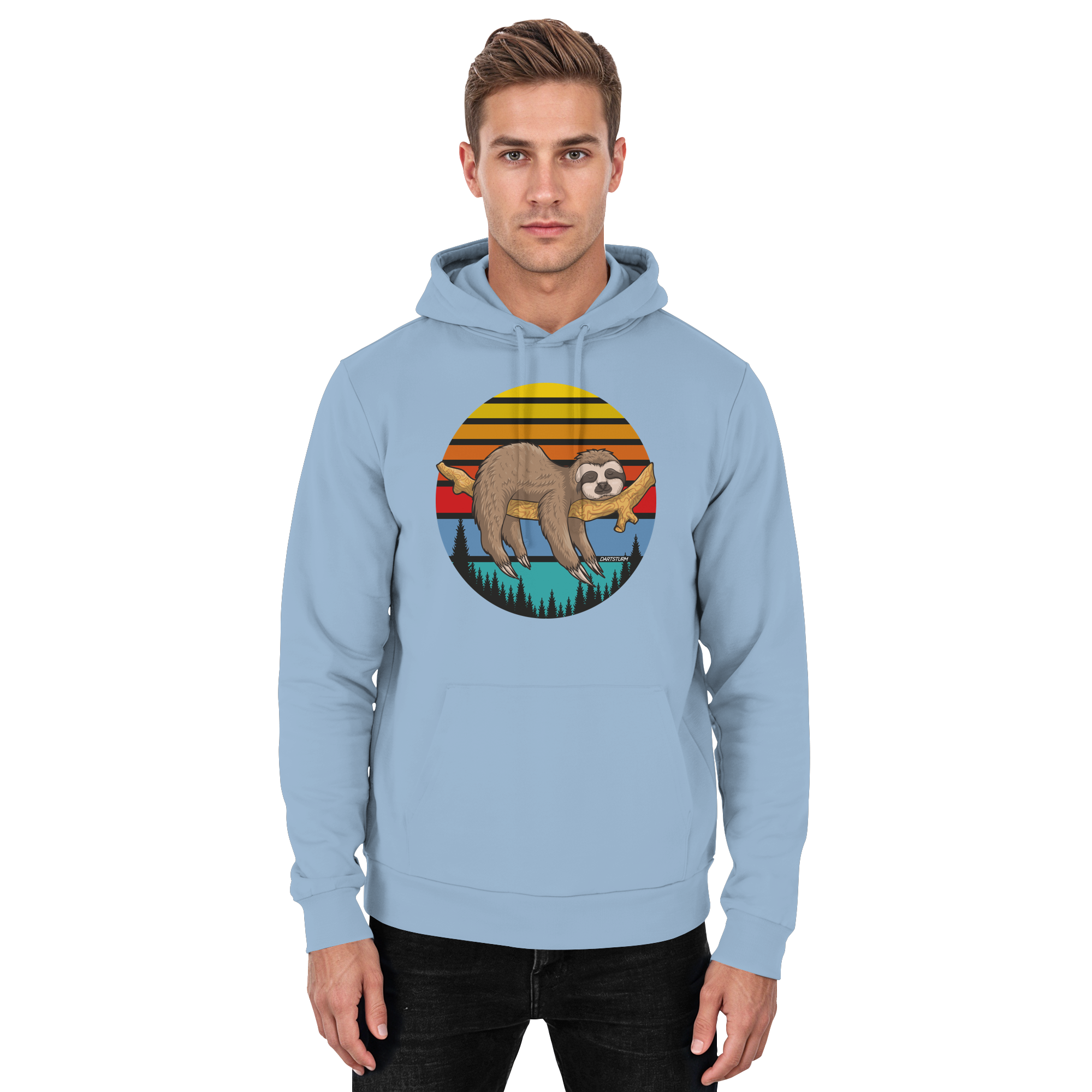 DartSturm - Lazy Sloth - Basic Unisex Hoodie DartSturm - Lazy Sloth - Basic Unisex Hoodie