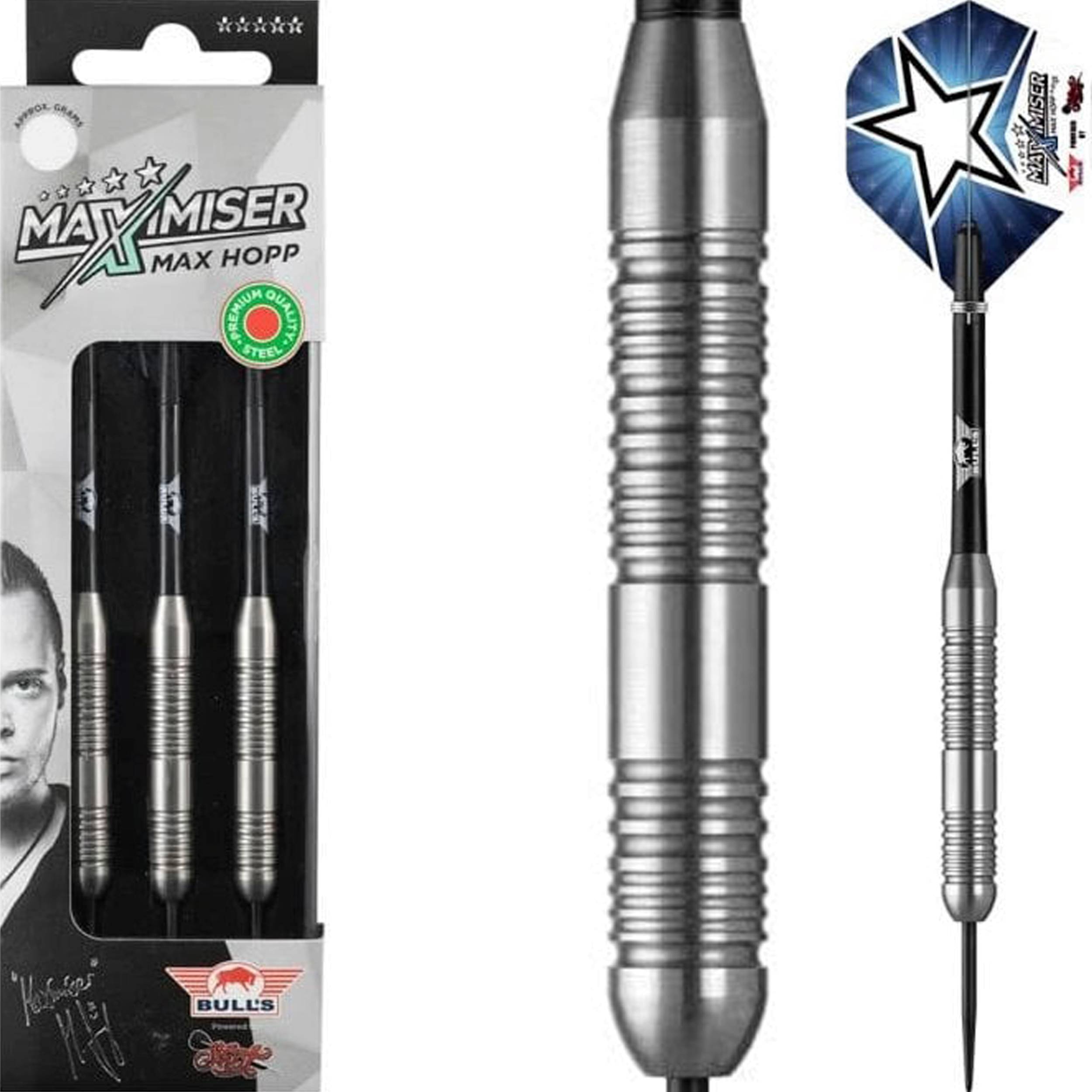 Bull-s-NL-Max-Hopp-Stainless-Steeldart-Collagge Bull's NL - Max Hopp - Stainless - Steeldart
